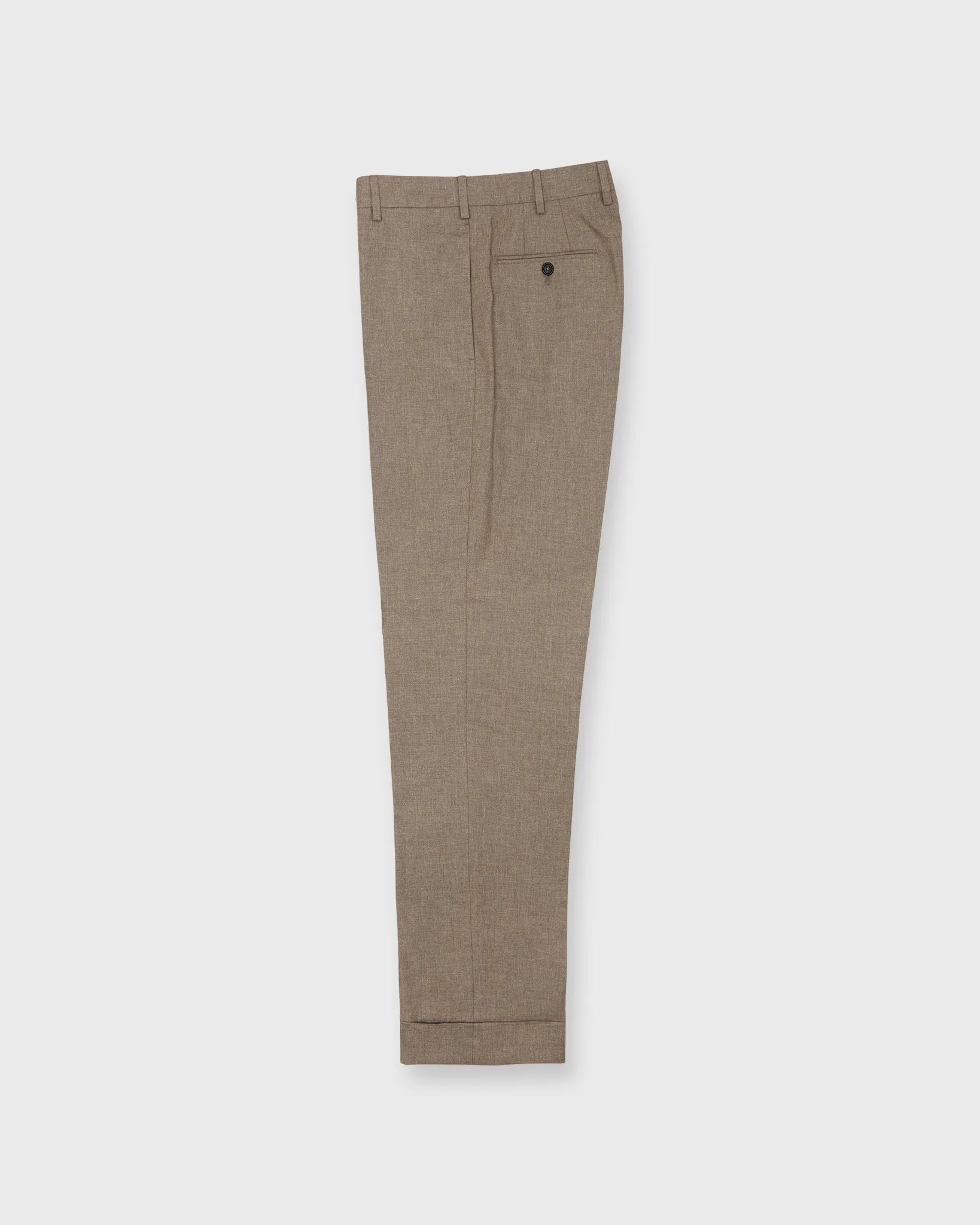 Dress Trouser in Flax Plainweave sold by Mashburn