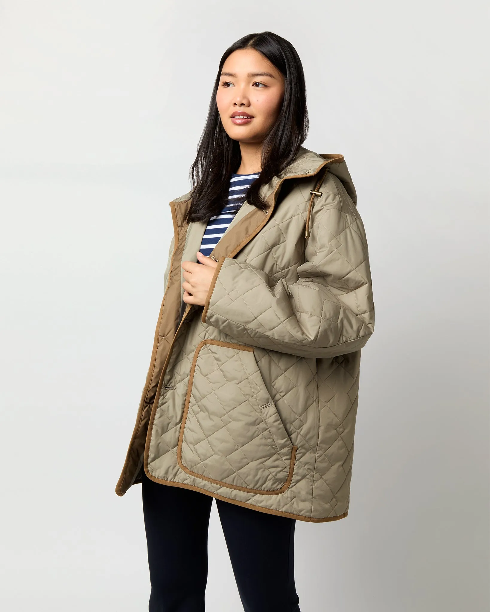 Joseph Jacket in Beige sold by Mashburn