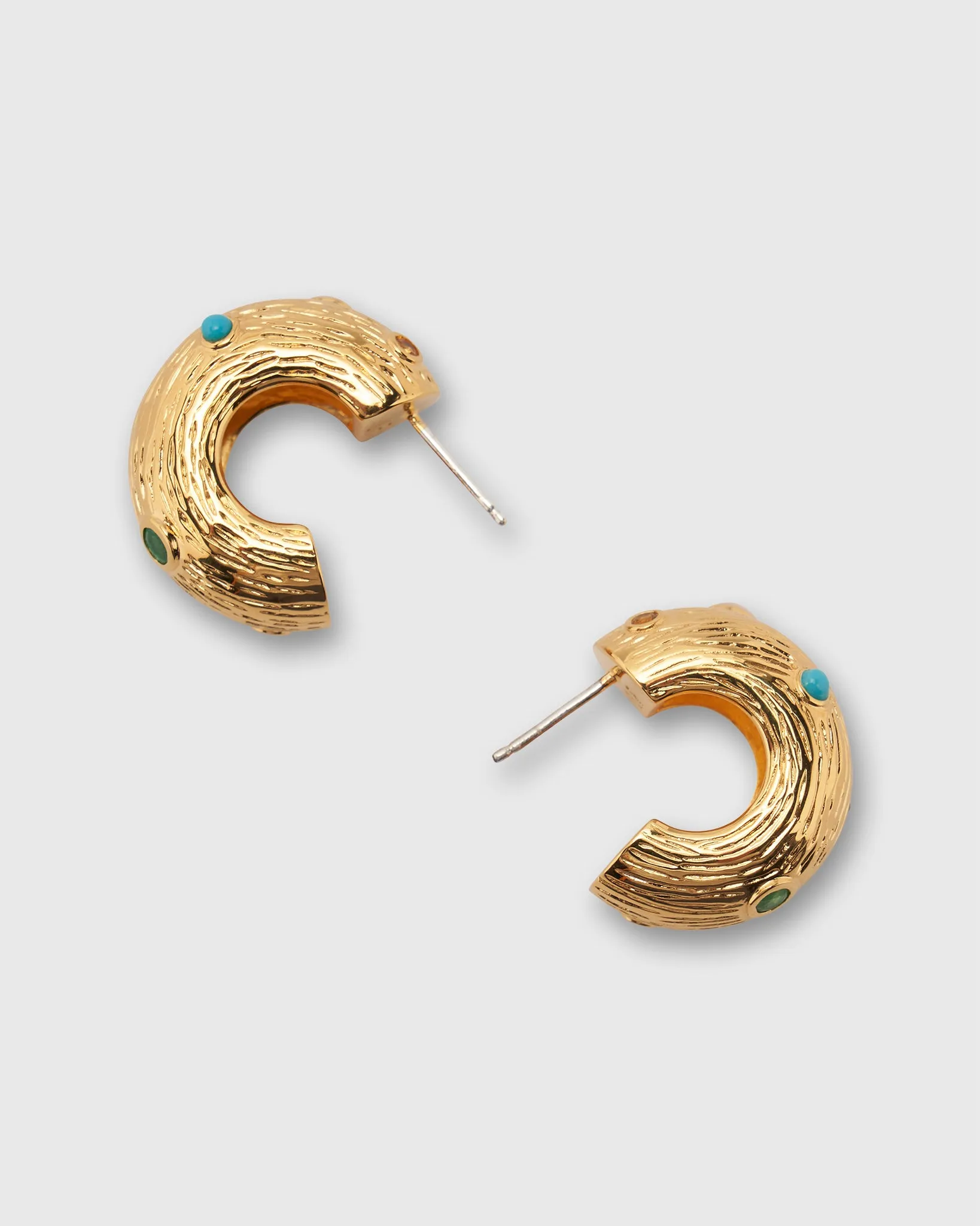 Kahlo Hoop Earrings in Gold sold by Mashburn product image thumbnail 4
