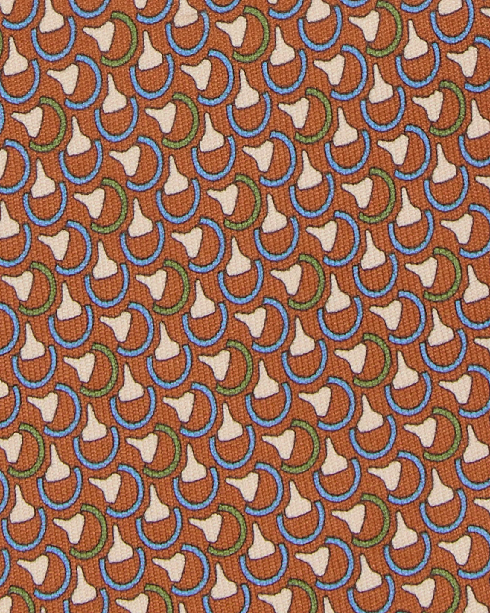 Silk Print Tie in Orange/Sky/Avocado Deco sold by Mashburn product image thumbnail 2