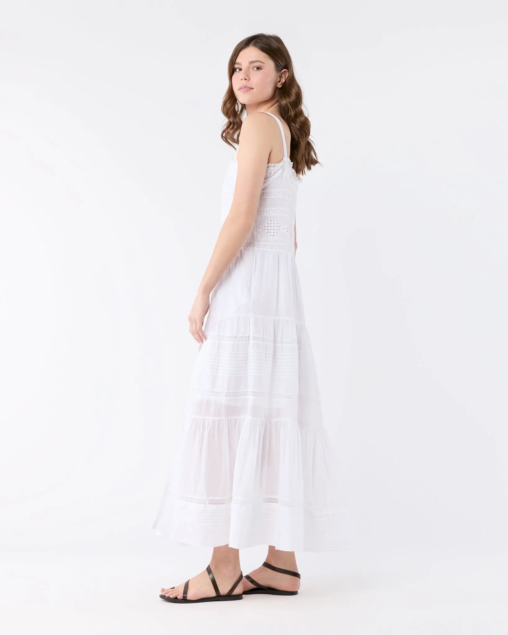 Divine Dress in White sold by Mashburn product image thumbnail 3
