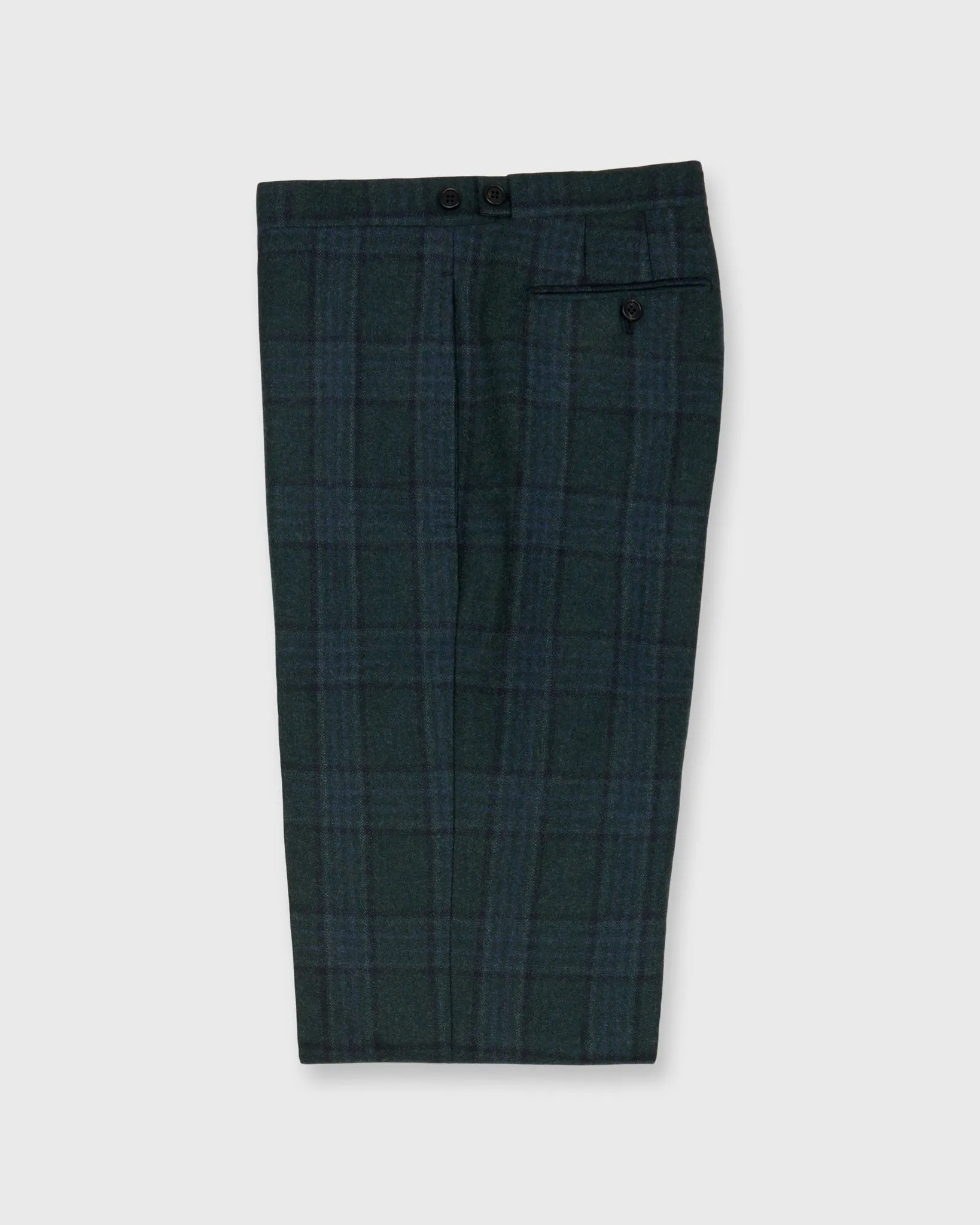 Virgil No. 4 Suit in Spruce/Navy Plaid Flannel sold by Mashburn product image thumbnail 5