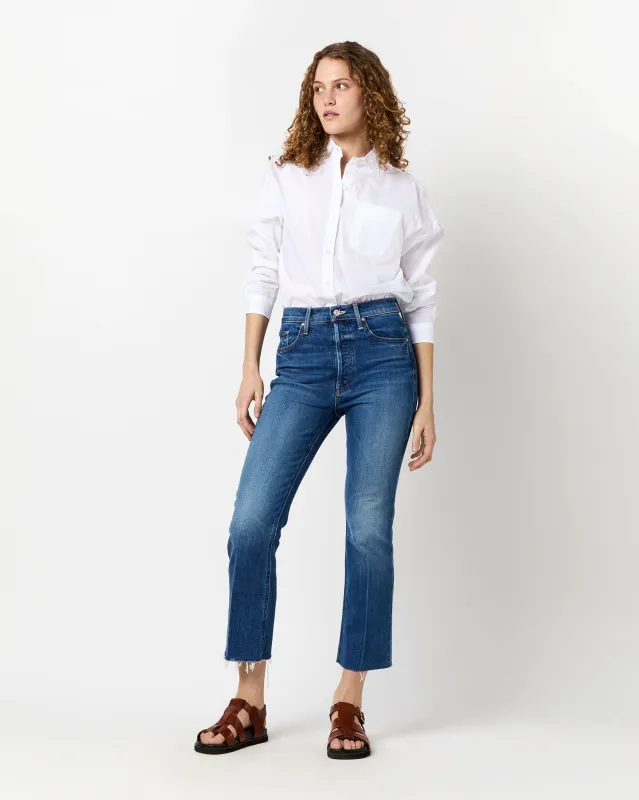 The Tripper Ankle Fray Jean in It's a Small World made by Mashburn