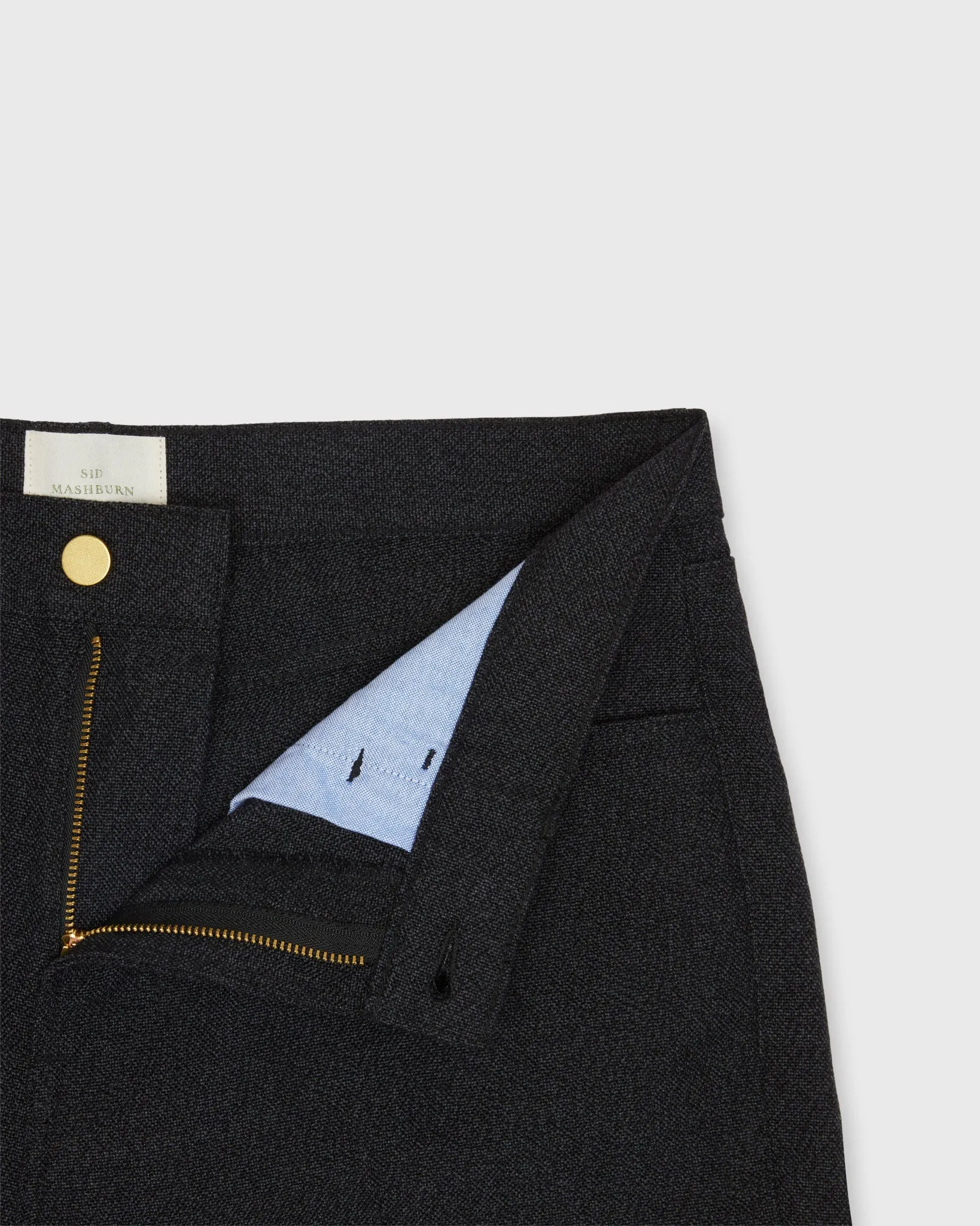 Slim Straight 5-Pocket Pant in Charcoal Country Cloth sold by Mashburn product image thumbnail 3