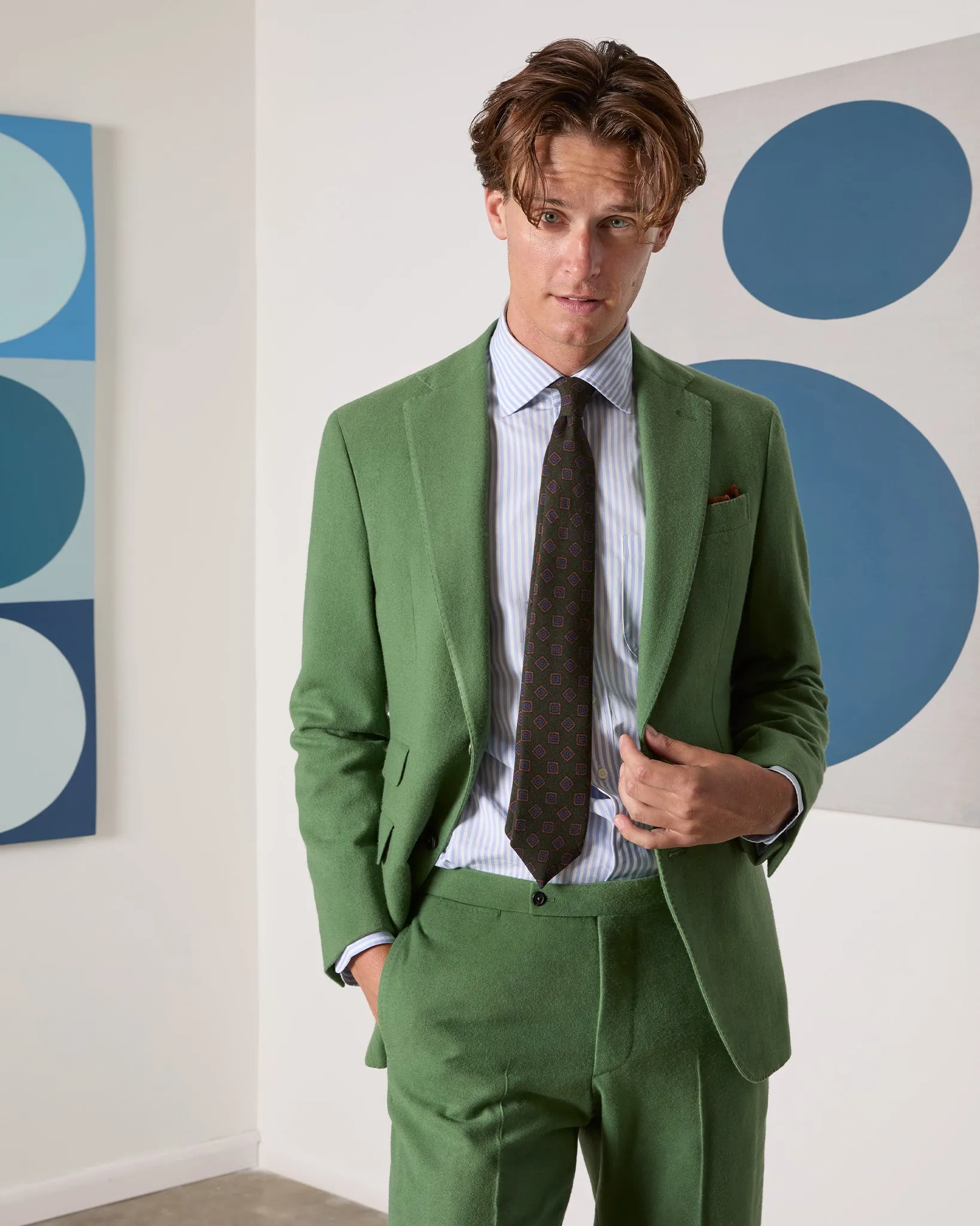 Kincaid No. 2 Jacket in Fern Flannel sold by Mashburn product image thumbnail 2