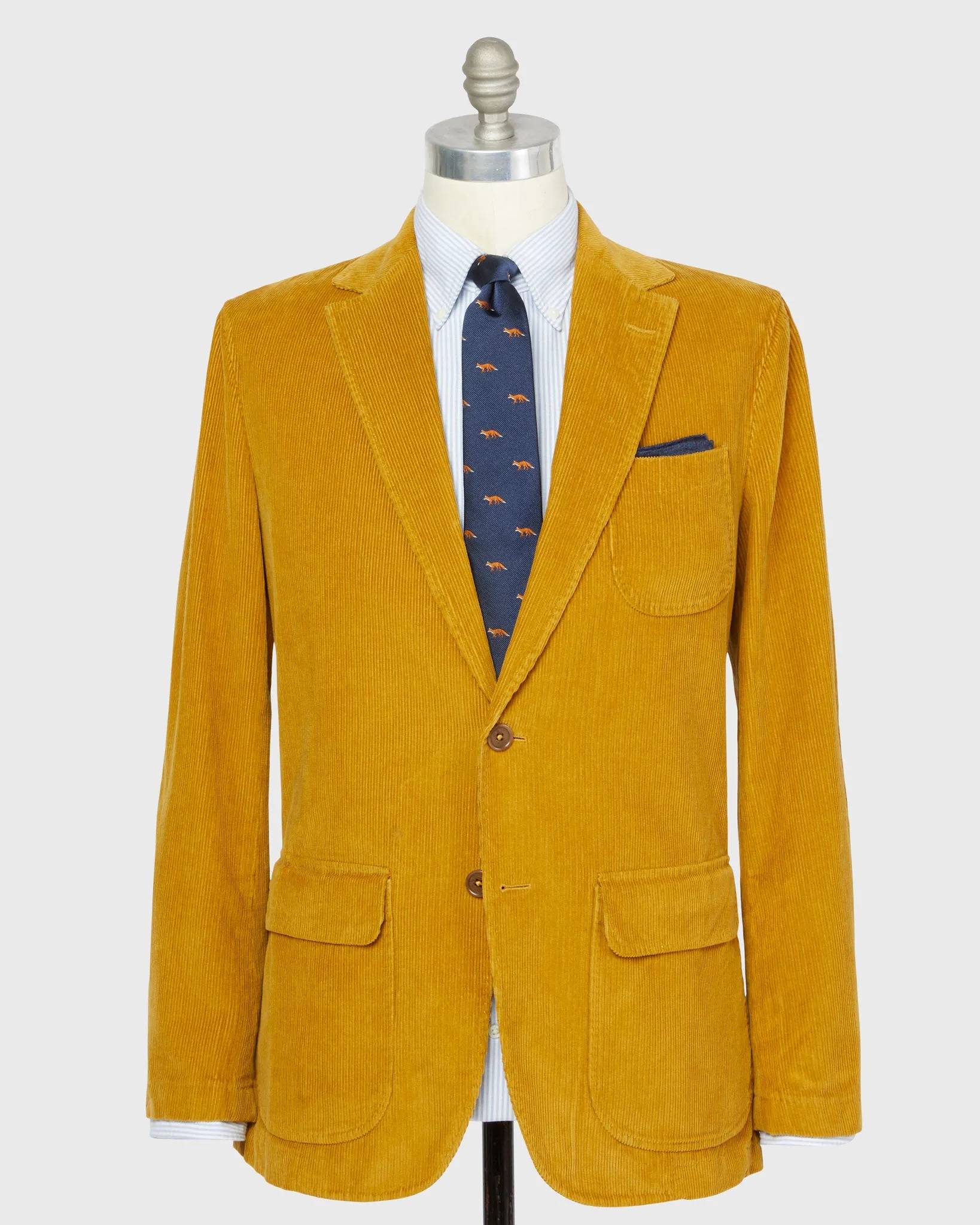 Butcher Jacket in Goldenrod Corduroy sold by Mashburn product image thumbnail 5