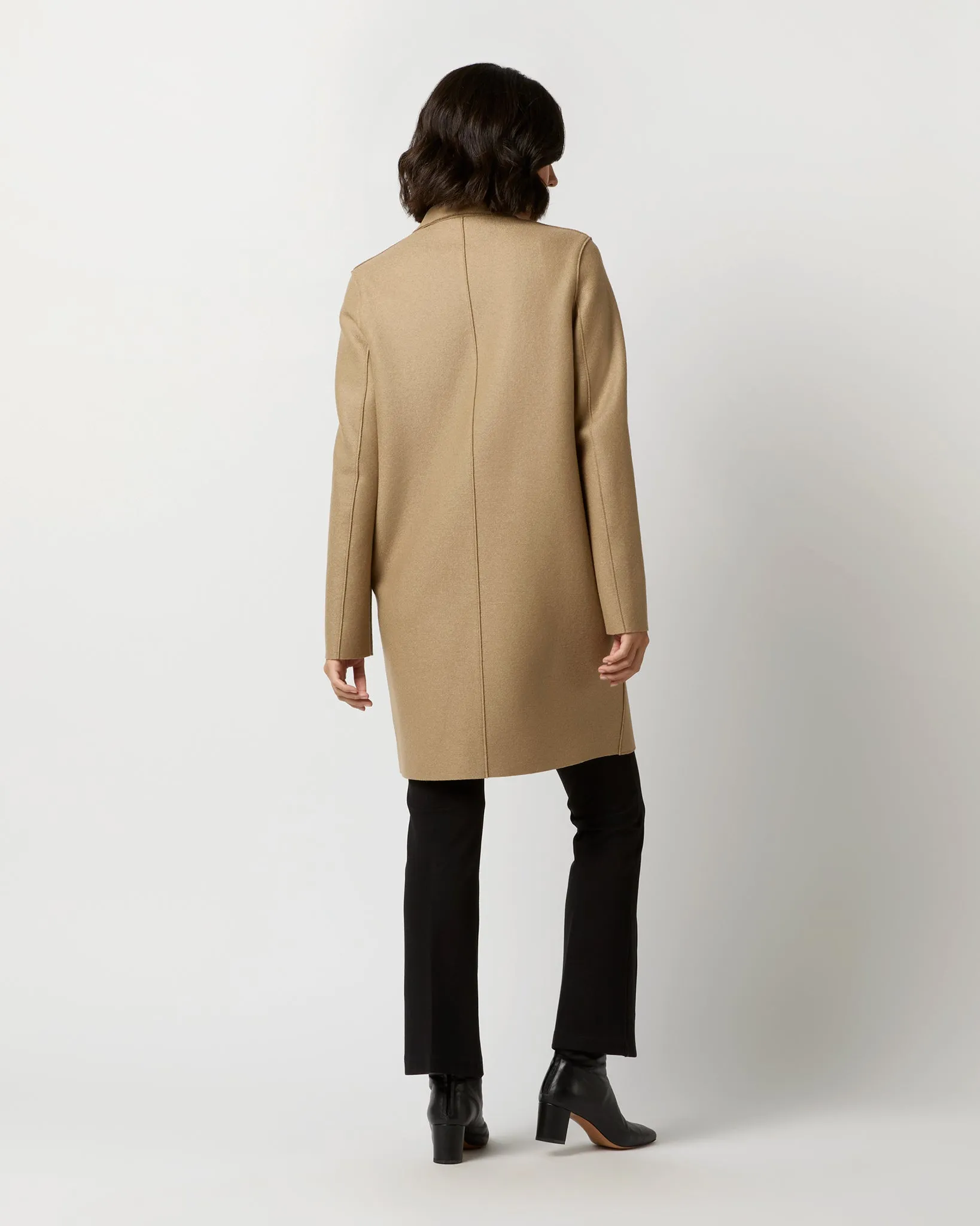 Cocoon Coat in Tan sold by Mashburn product image thumbnail 5