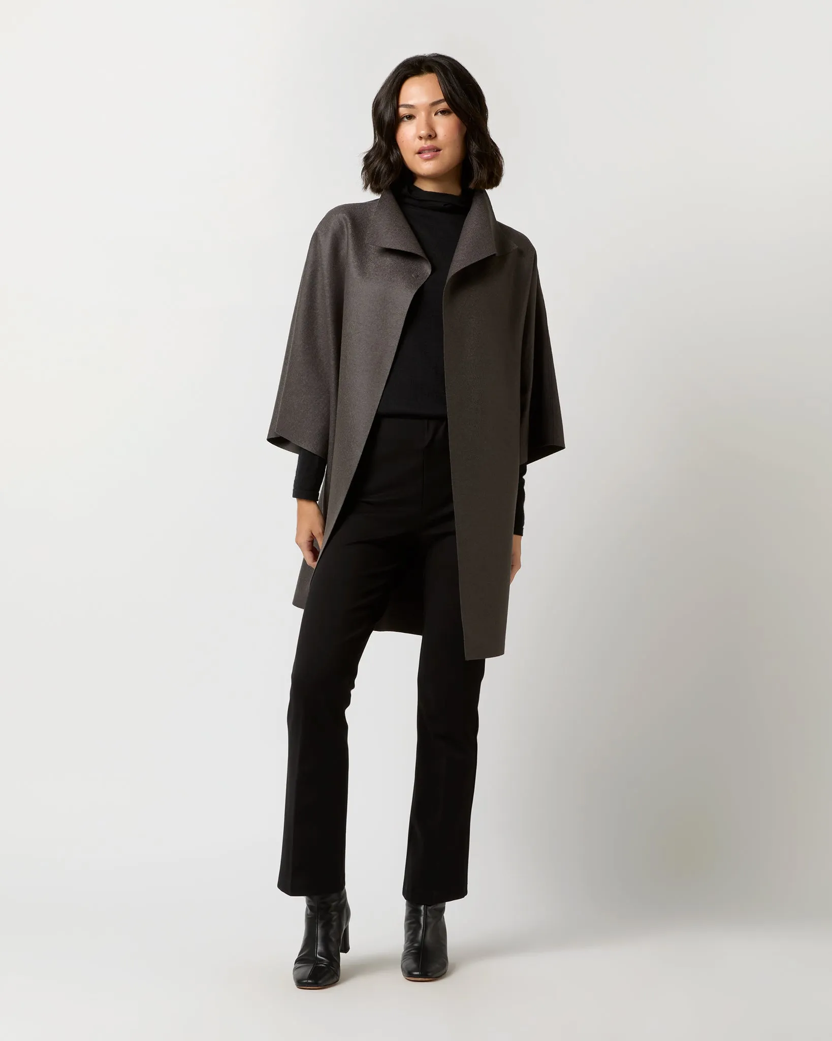 Kimono Coat in Graphite sold by Mashburn product image thumbnail 4