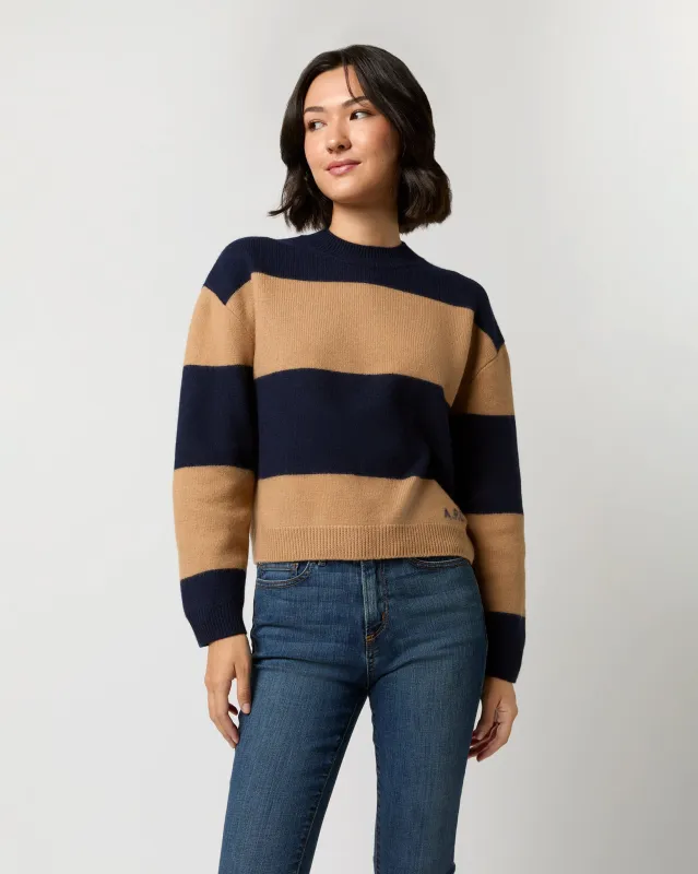 Penny Sweater in Dark Navy sold by Mashburn
