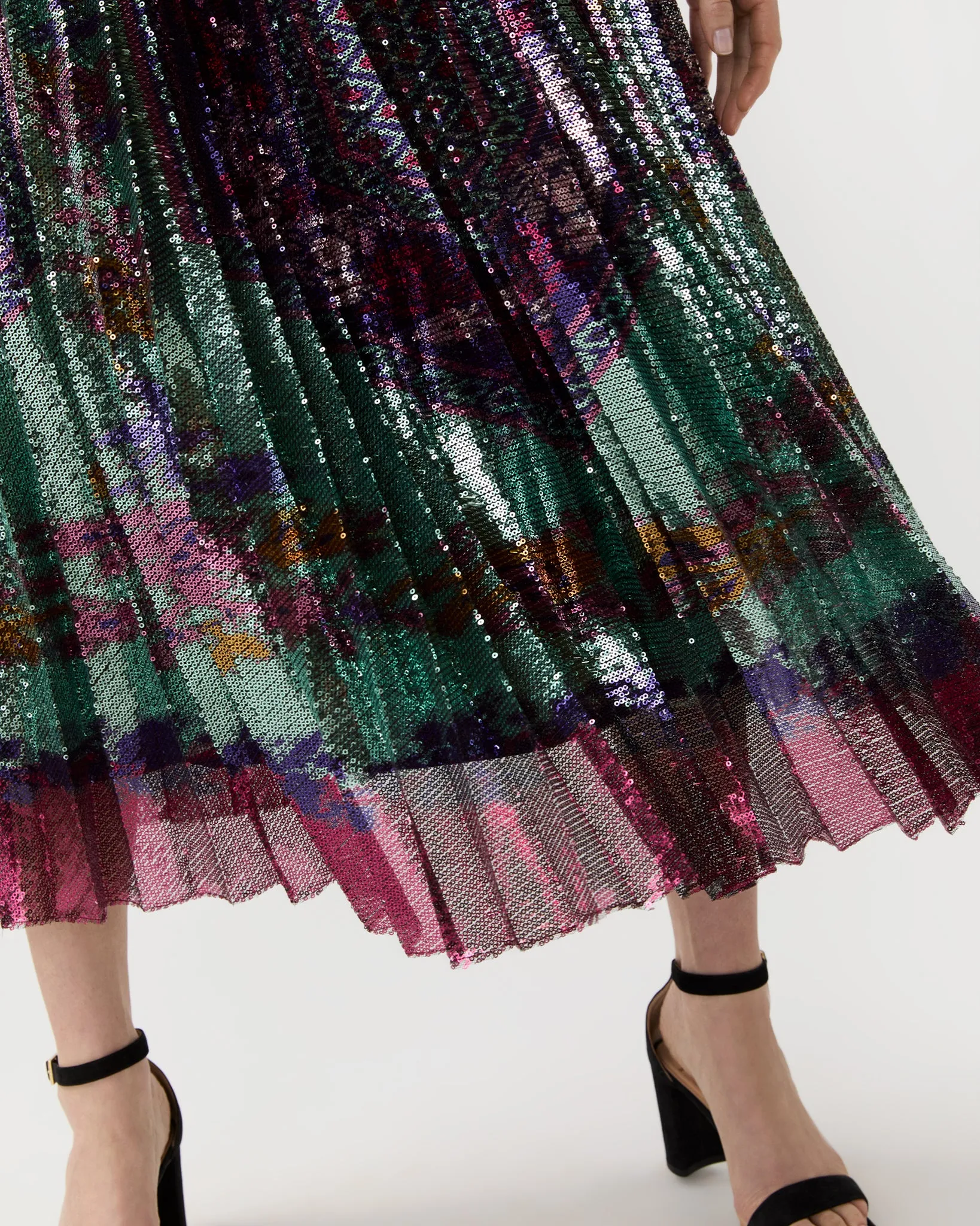 Accordion Skirt in Regalia sold by Mashburn product image thumbnail 2