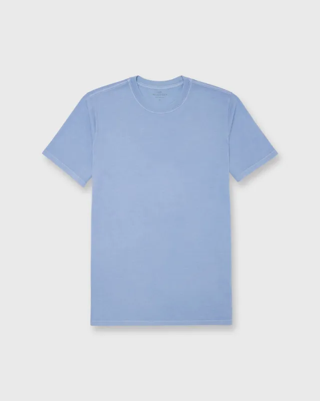 Short-Sleeved Tee in Peri Pima Cotton made by Mashburn