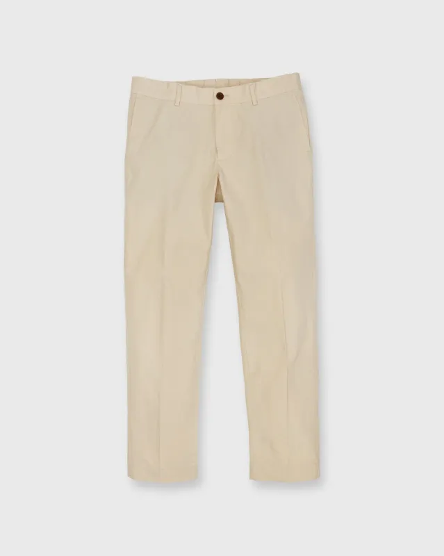 Field Zip Pant in Stone Poplin sold by Mashburn
