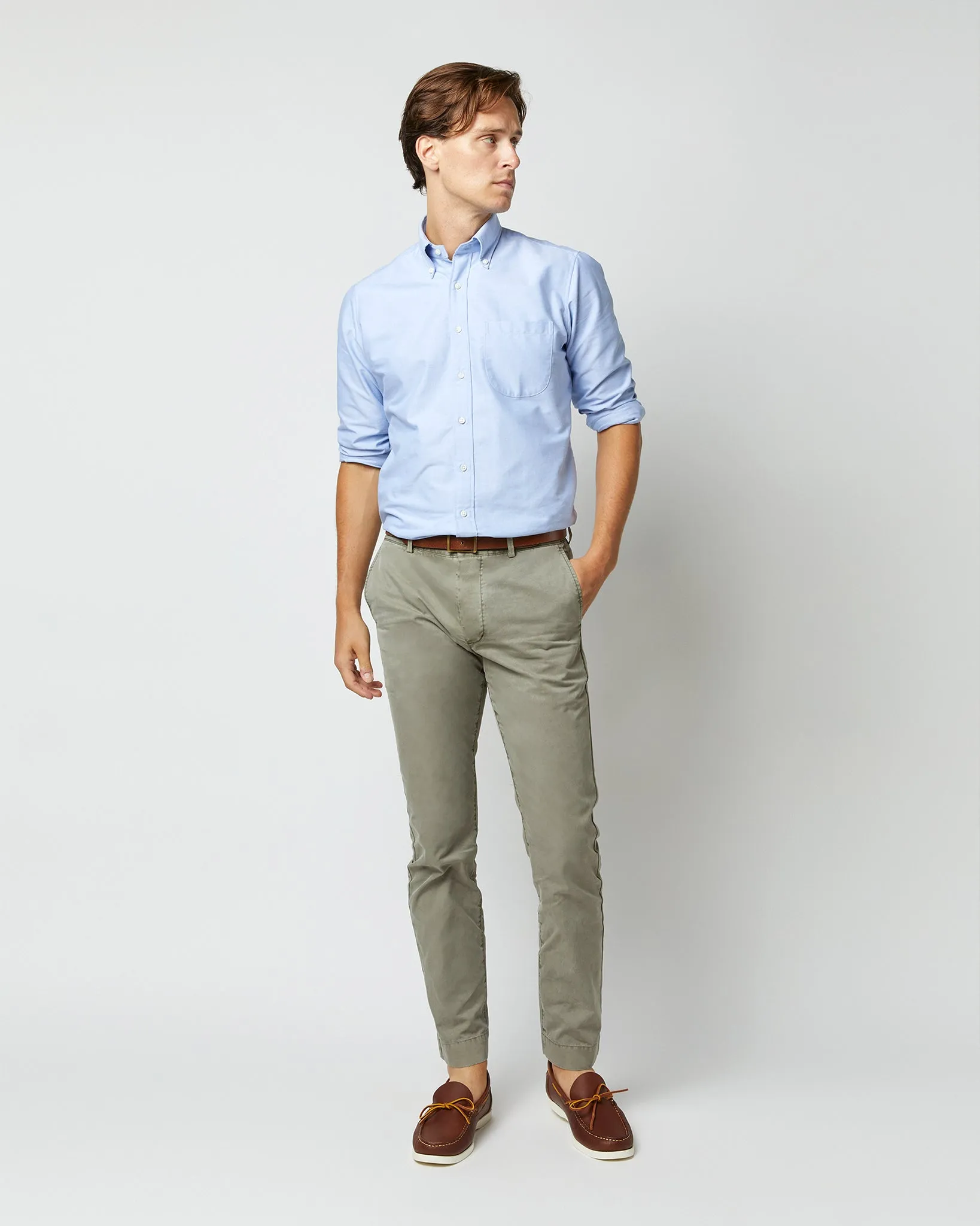 Garment-Dyed Field Pant in Spring Olive AP Twill sold by Mashburn product image thumbnail 5