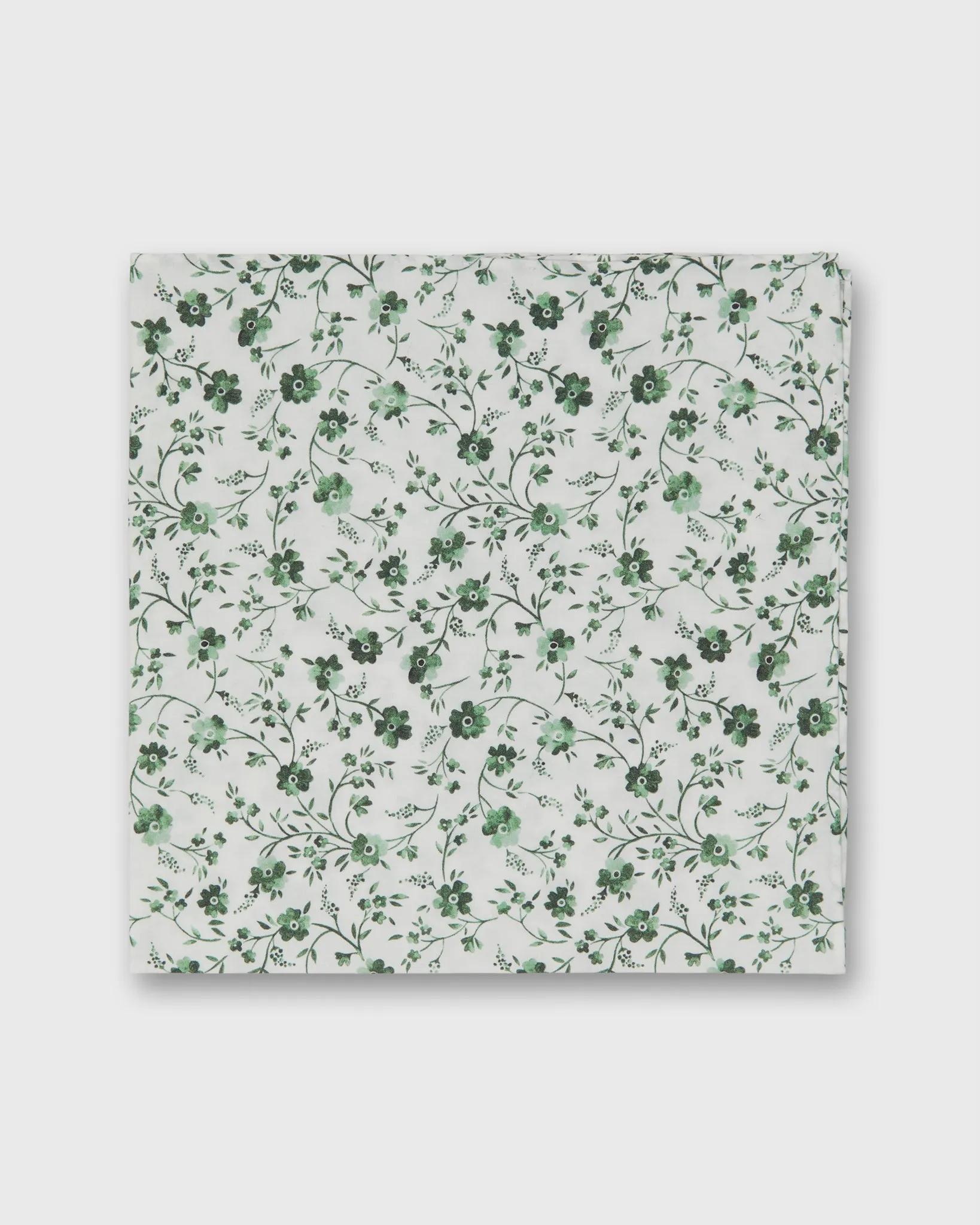 Cotton Print Pocket Square in Indigo Berry Liberty Fabric sold by Mashburn