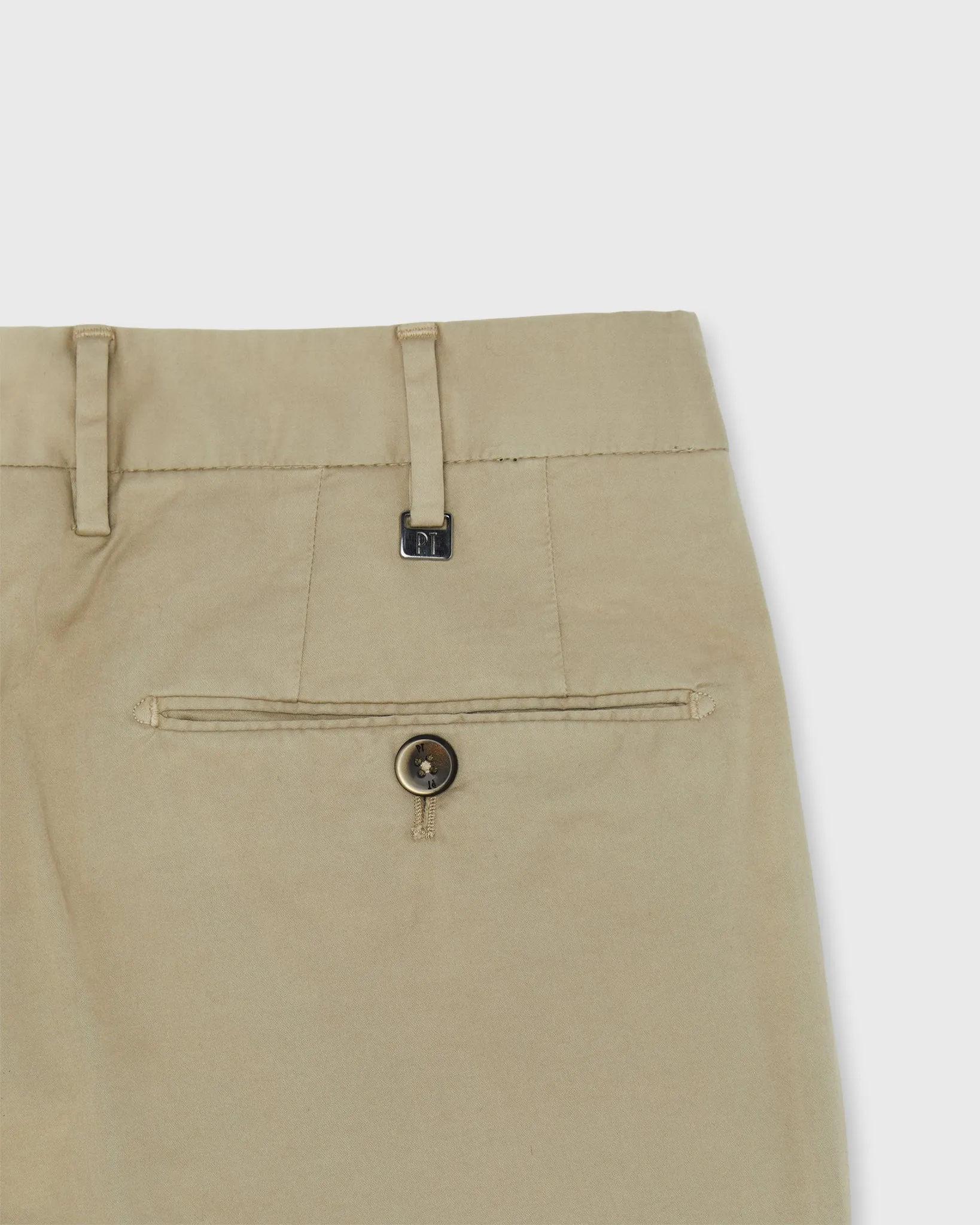 Slim Flat Front Trouser in Sand sold by Mashburn product image thumbnail 3