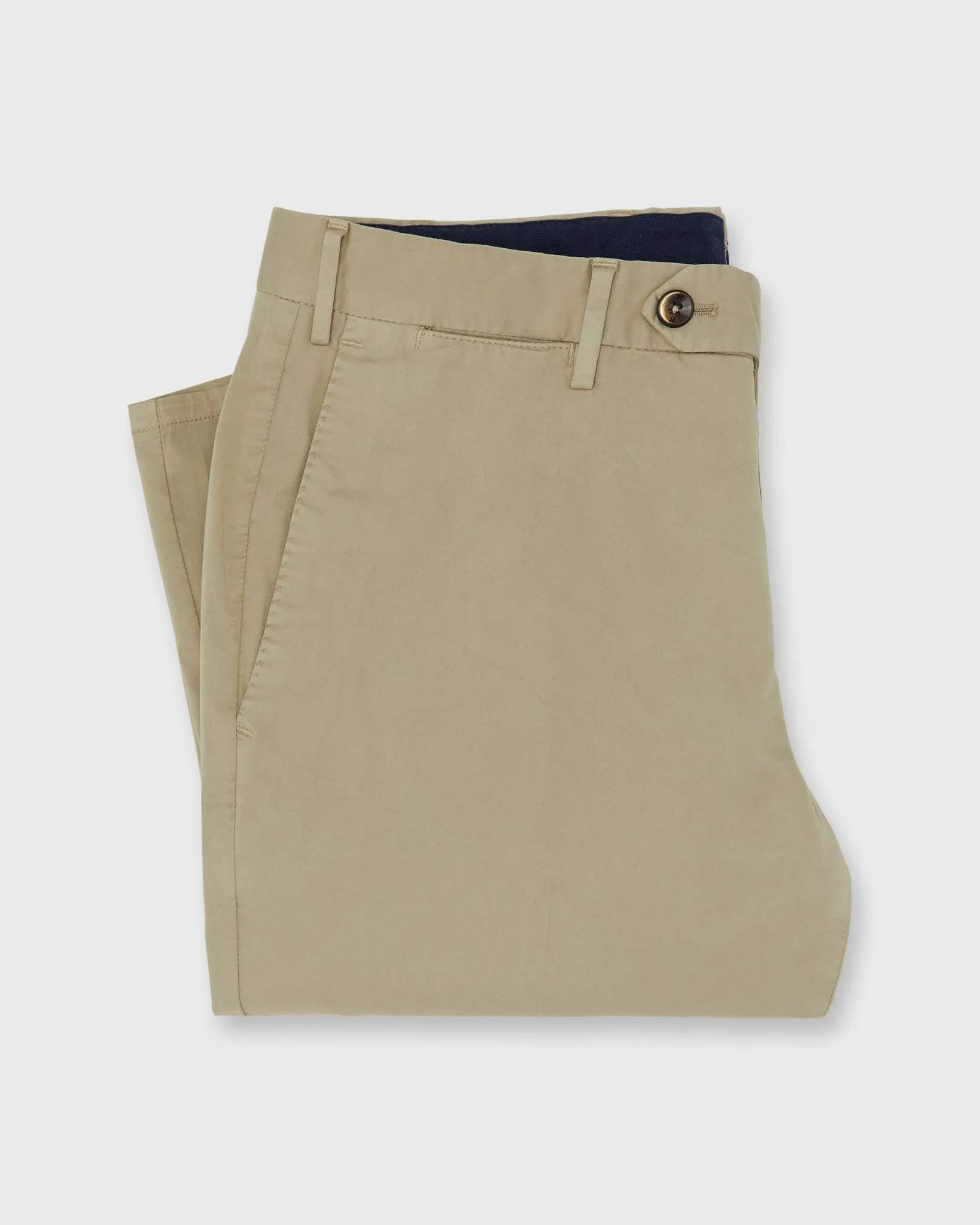 Slim Flat Front Trouser in Sand sold by Mashburn product image thumbnail 2