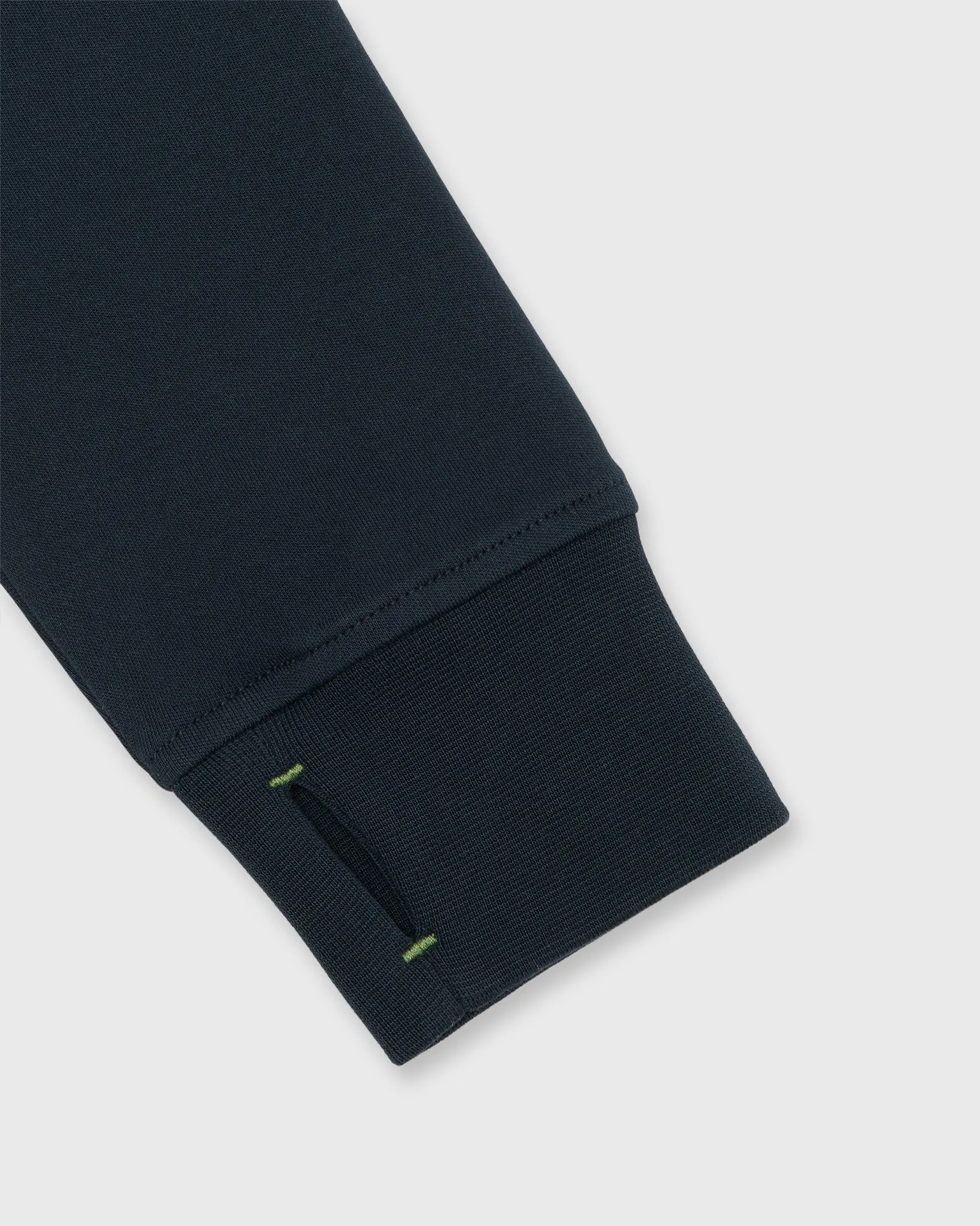 Warm-Up Jacket in Navy Pima Cotton sold by Mashburn product image thumbnail 4