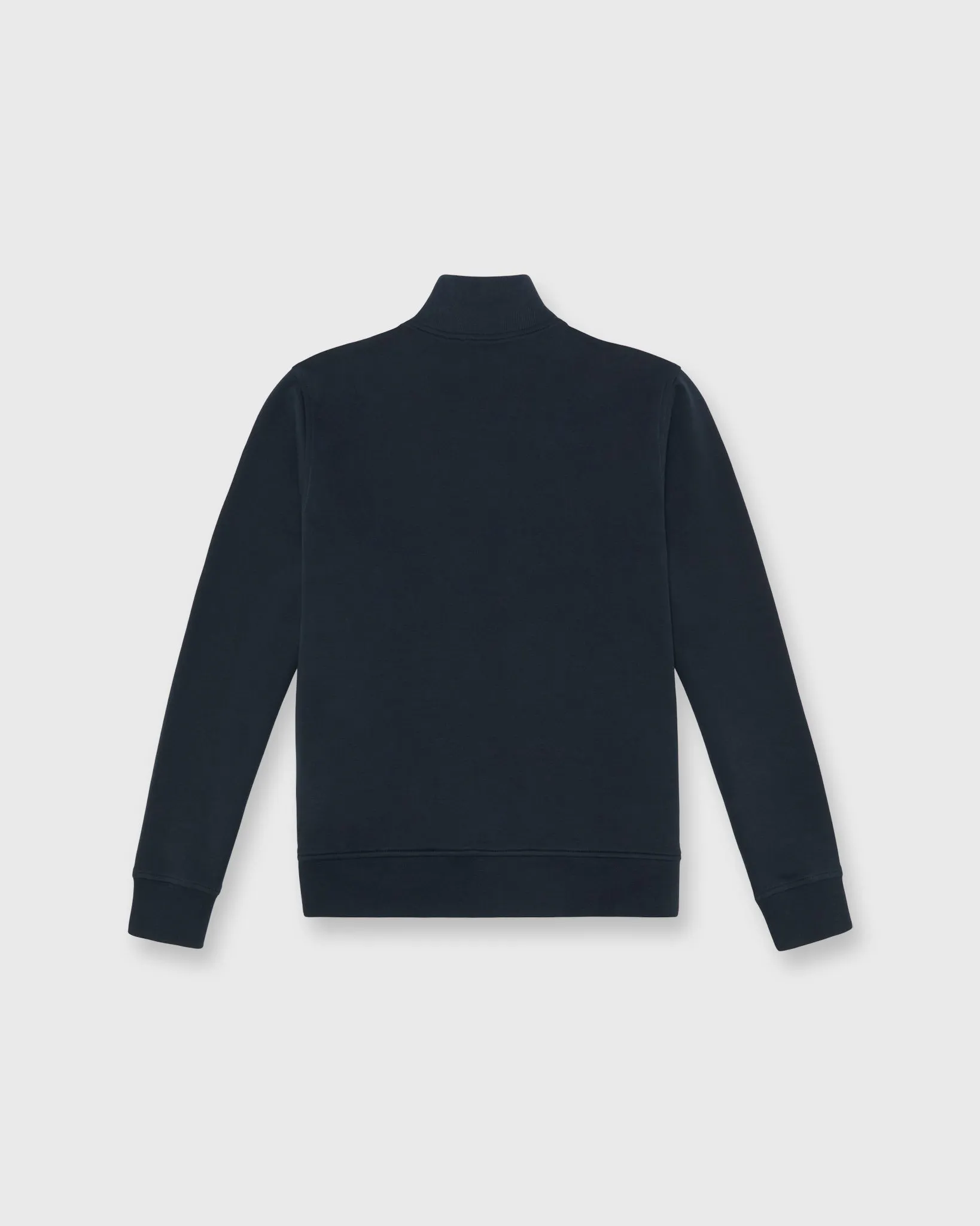 Warm-Up Jacket in Navy Pima Cotton sold by Mashburn product image thumbnail 3