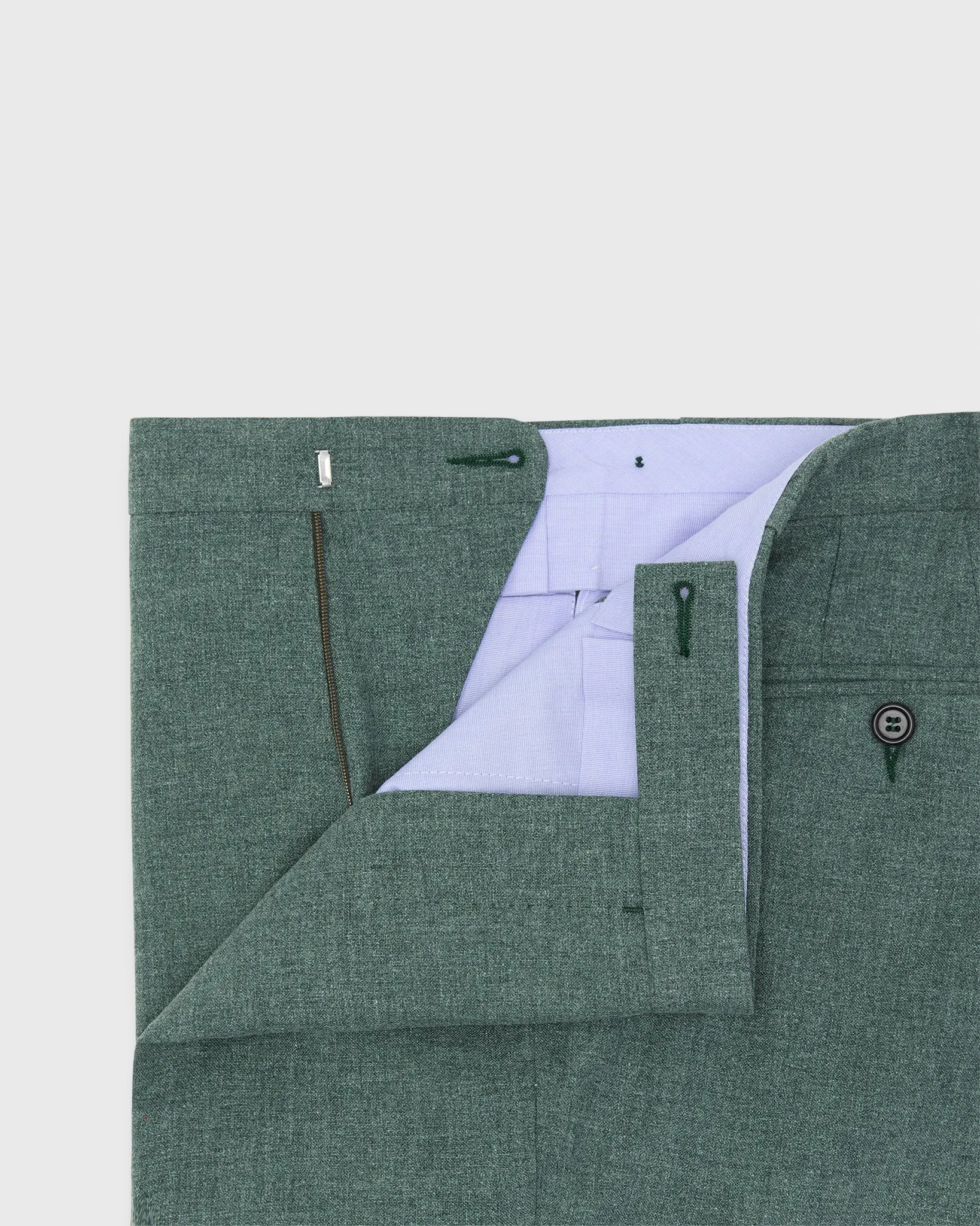 Side-Tab Dress Trouser in Seamoss Plainweave sold by Mashburn product image thumbnail 3