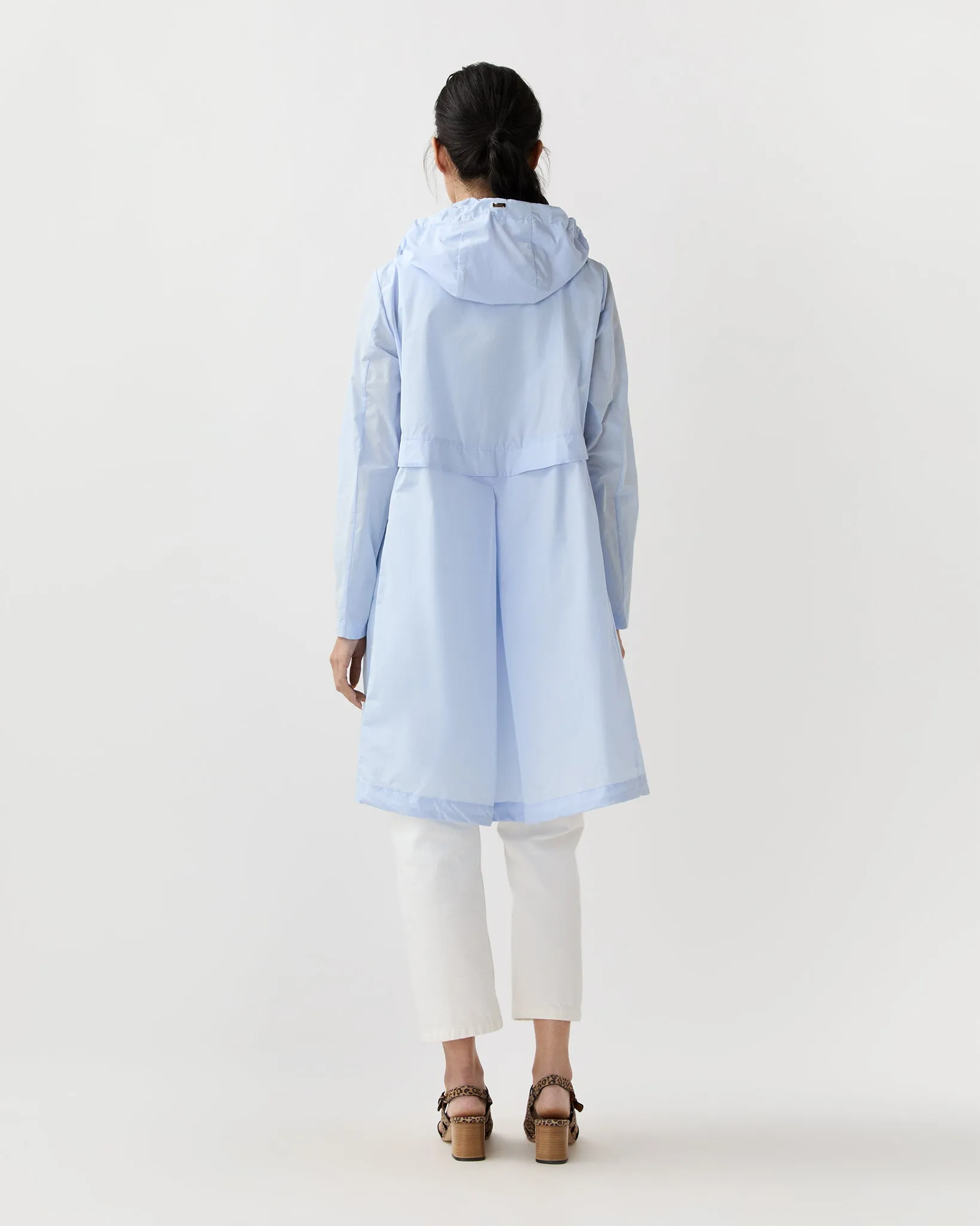 Techno Taffeta Jacket in Light Blue sold by Mashburn product image thumbnail 5