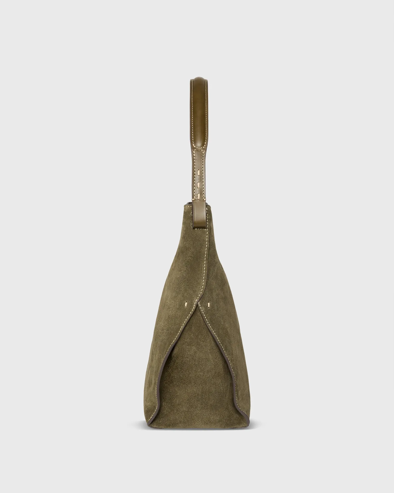 Jude Hobo Bag in Olive Suede/Leather sold by Mashburn product image thumbnail 4