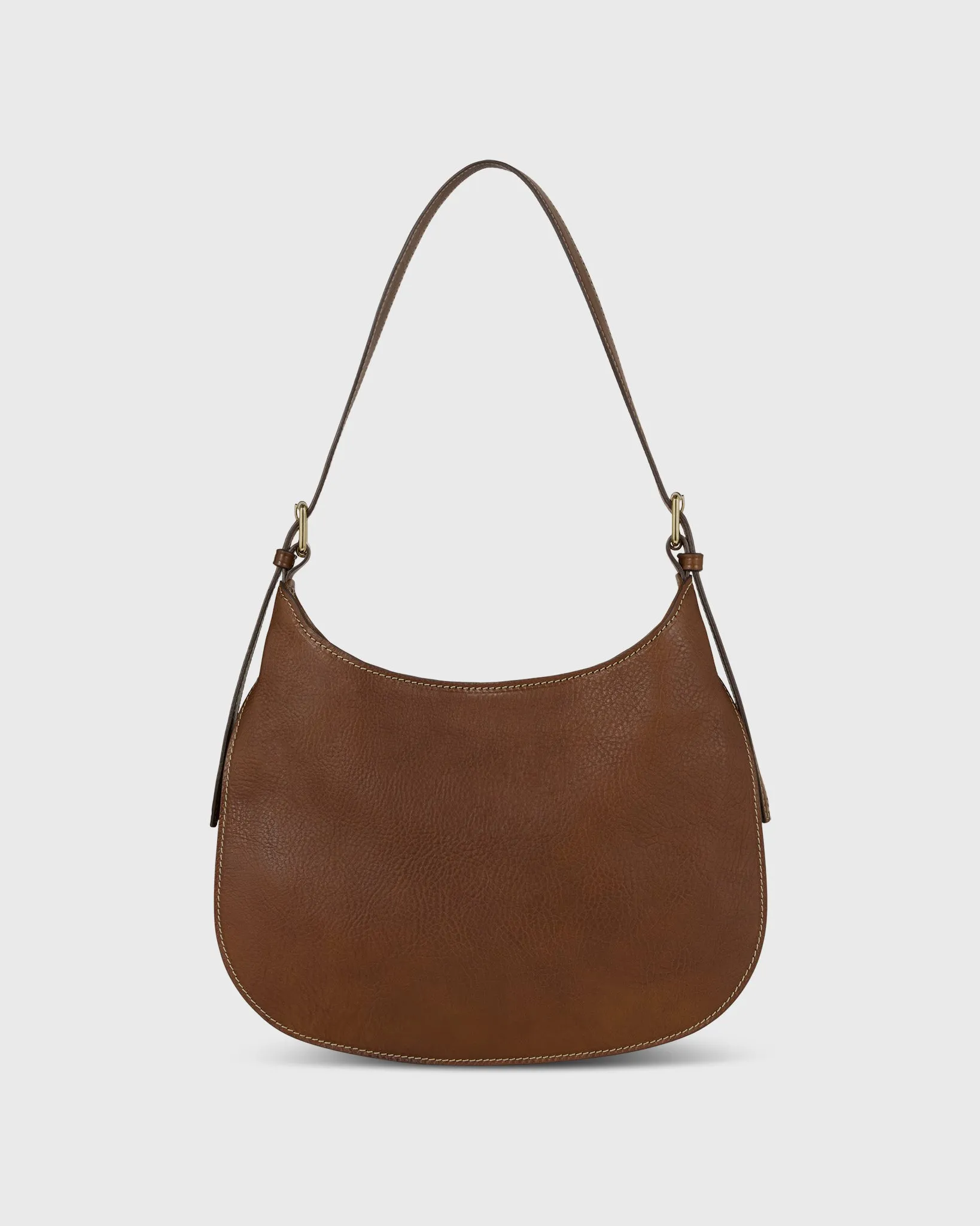 Brooke Hobo Bag in Brown Leather sold by Mashburn