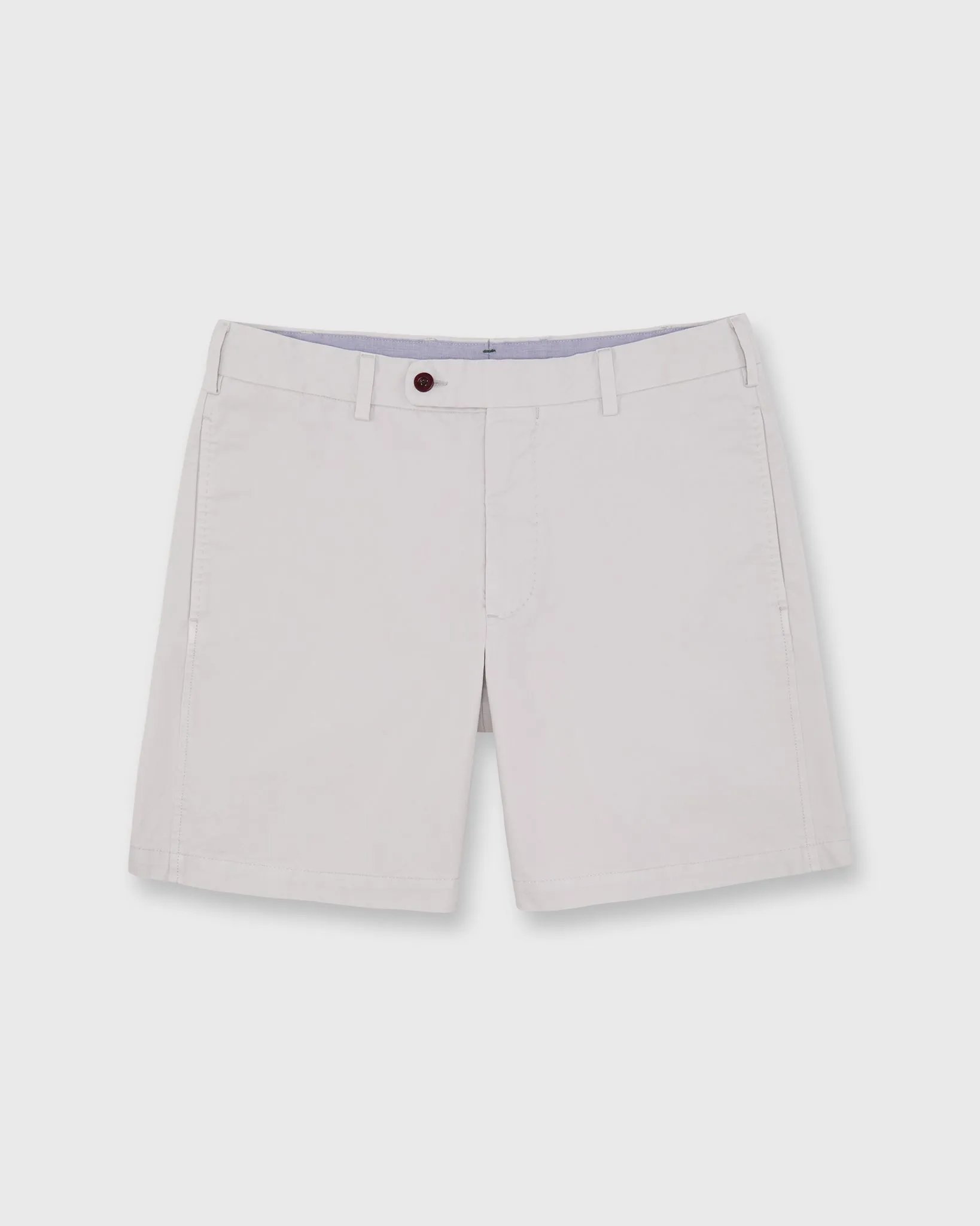 Garment-Dyed Short in Fog AP Twill sold by Mashburn