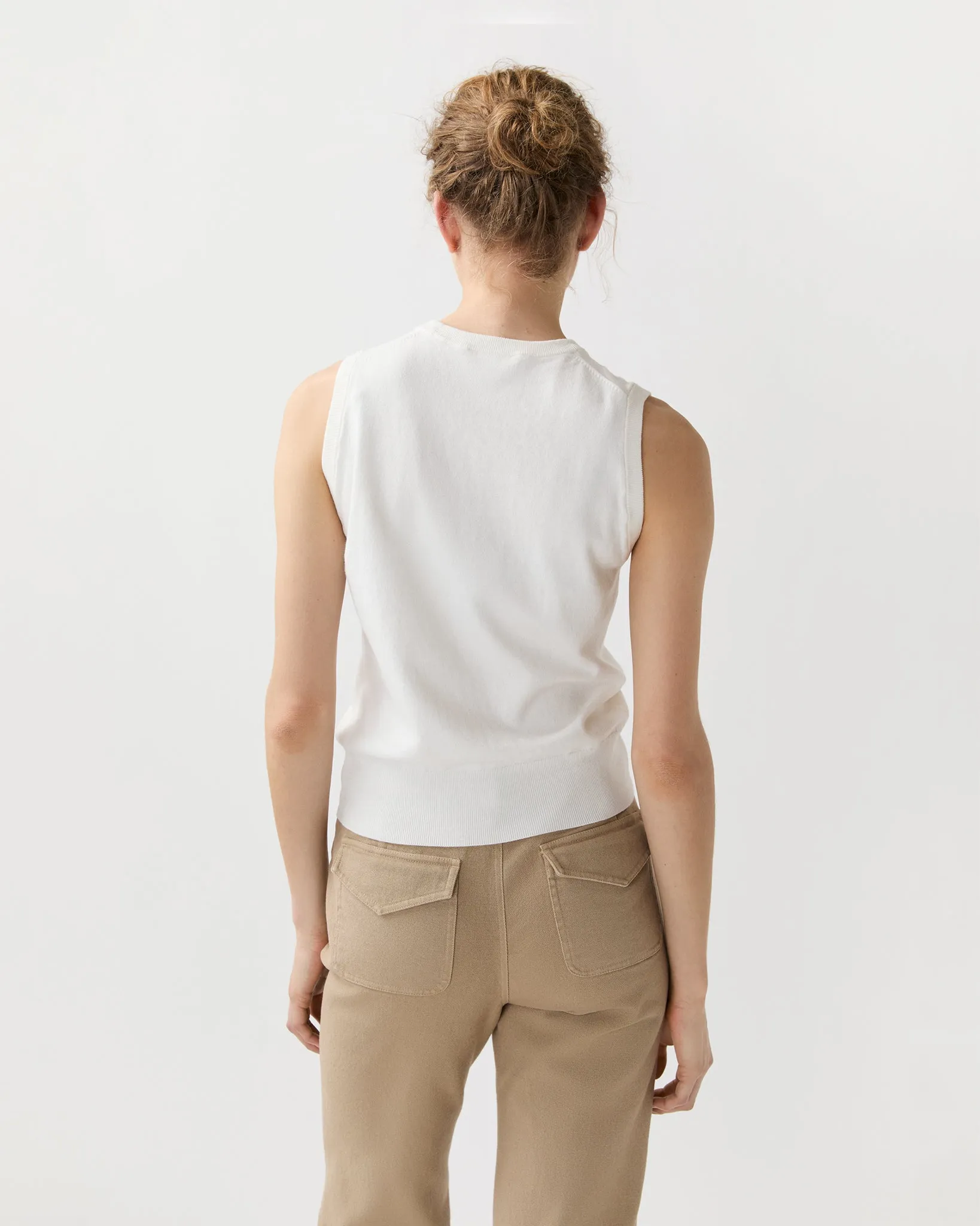 Rosie Shell in Ivory Cotton/Silk sold by Mashburn product image thumbnail 5