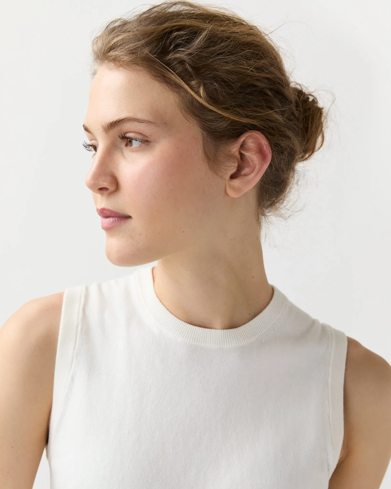 Rosie Shell in Ivory Cotton/Silk sold by Mashburn product image thumbnail 3