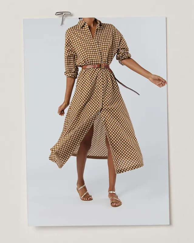 1" Double O-Ring Belt in Medium Brown Leather made by Sid Mashburn