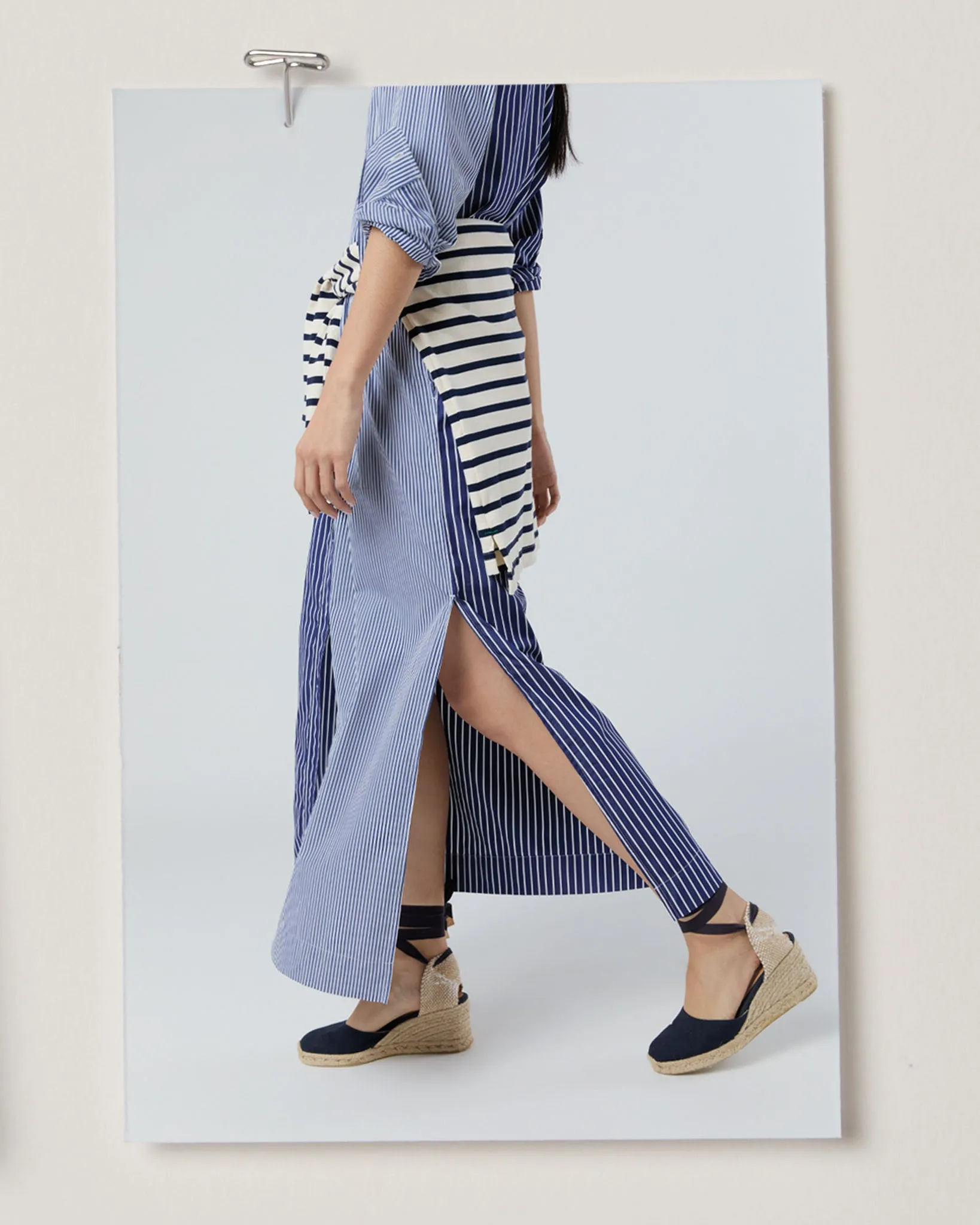 Low Carina Espadrille in Navy Canvas sold by Mashburn product image thumbnail 4