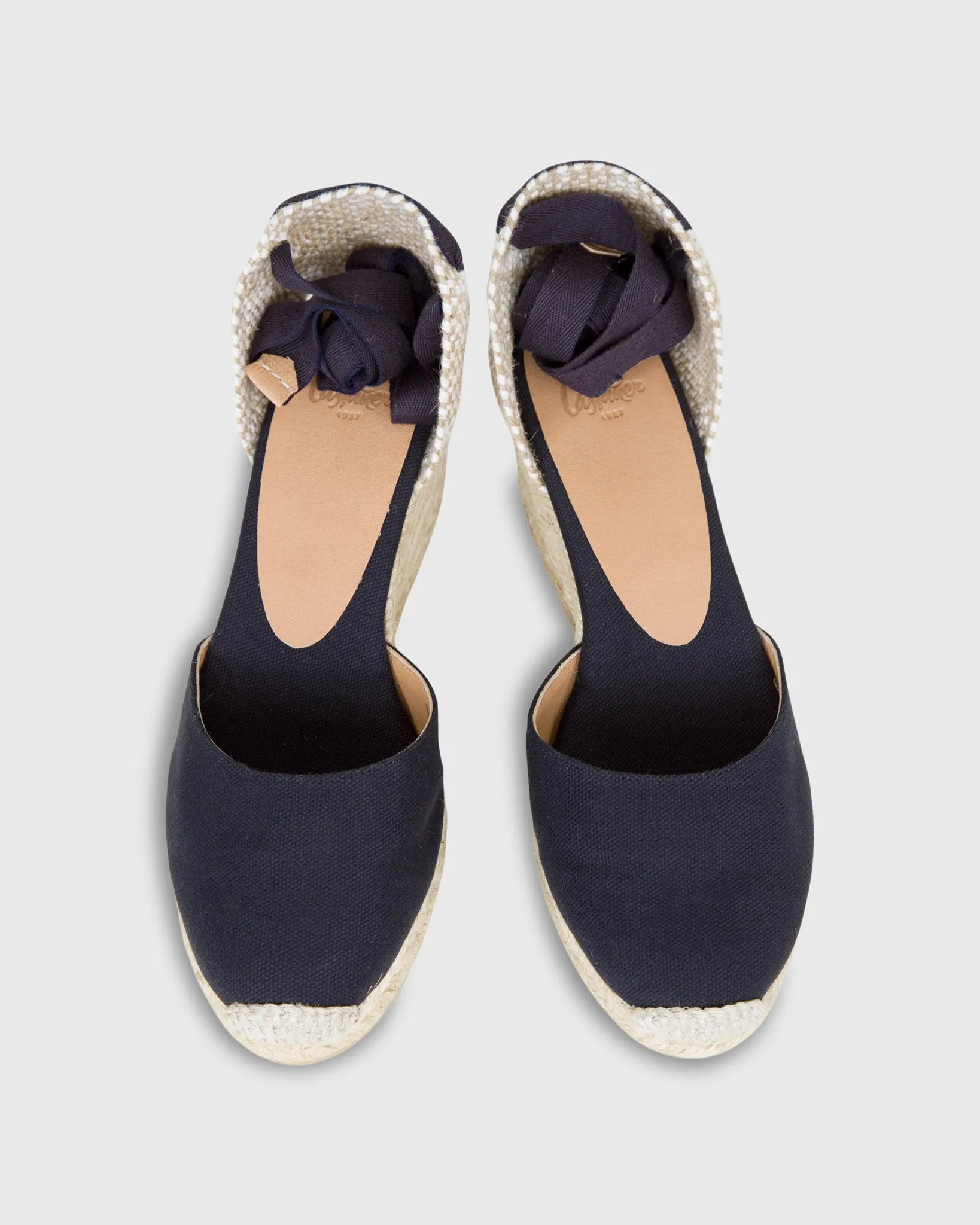 Low Carina Espadrille in Navy Canvas sold by Mashburn product image thumbnail 2