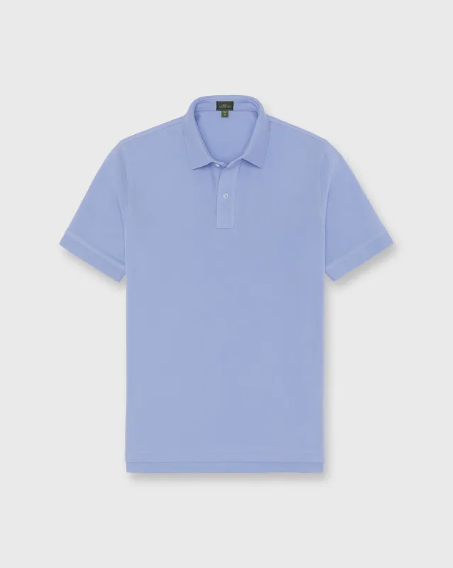 Court Polo in Light Blue Pima Pique sold by Mashburn