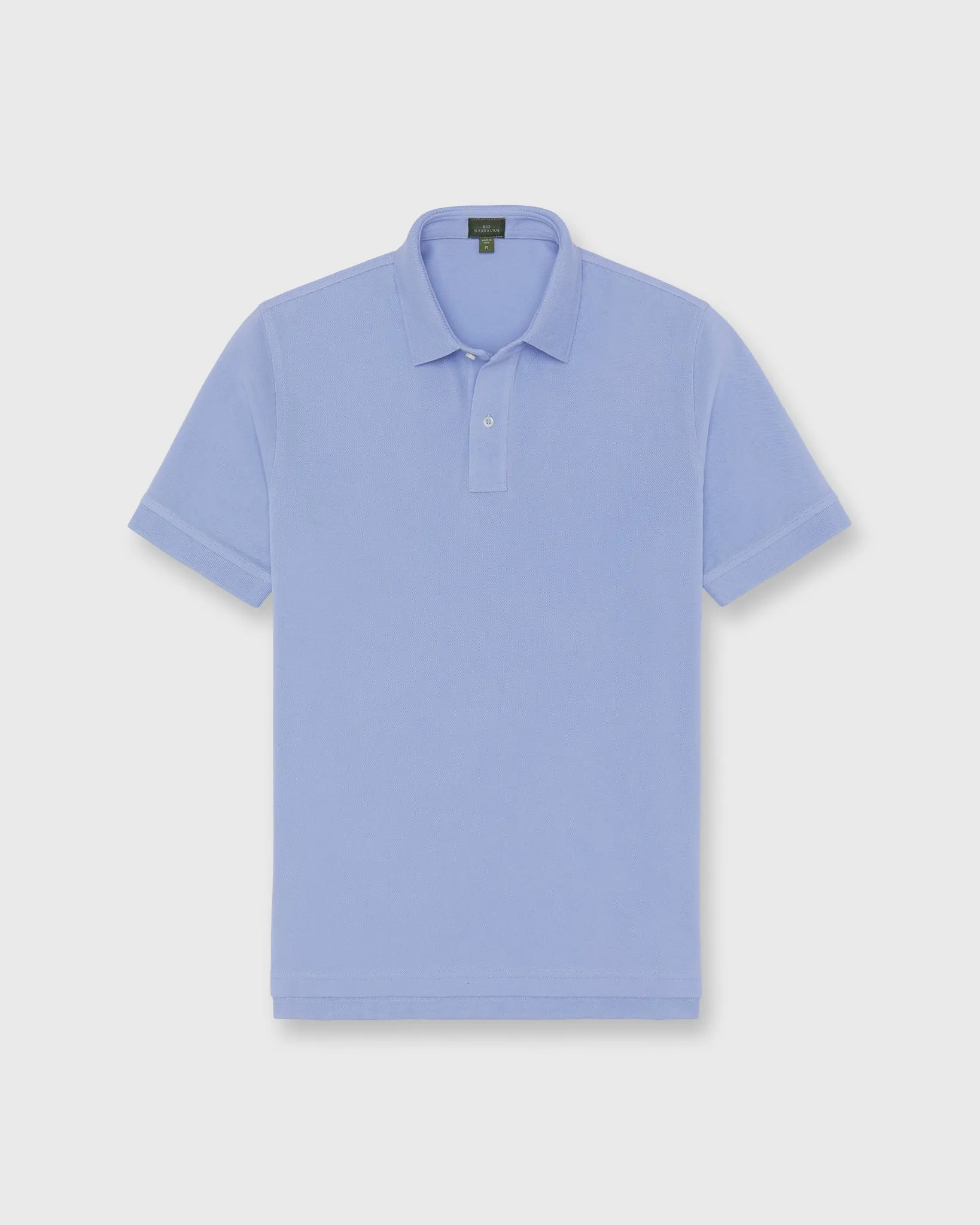 Court Polo in Light Blue Pima Pique sold by Mashburn