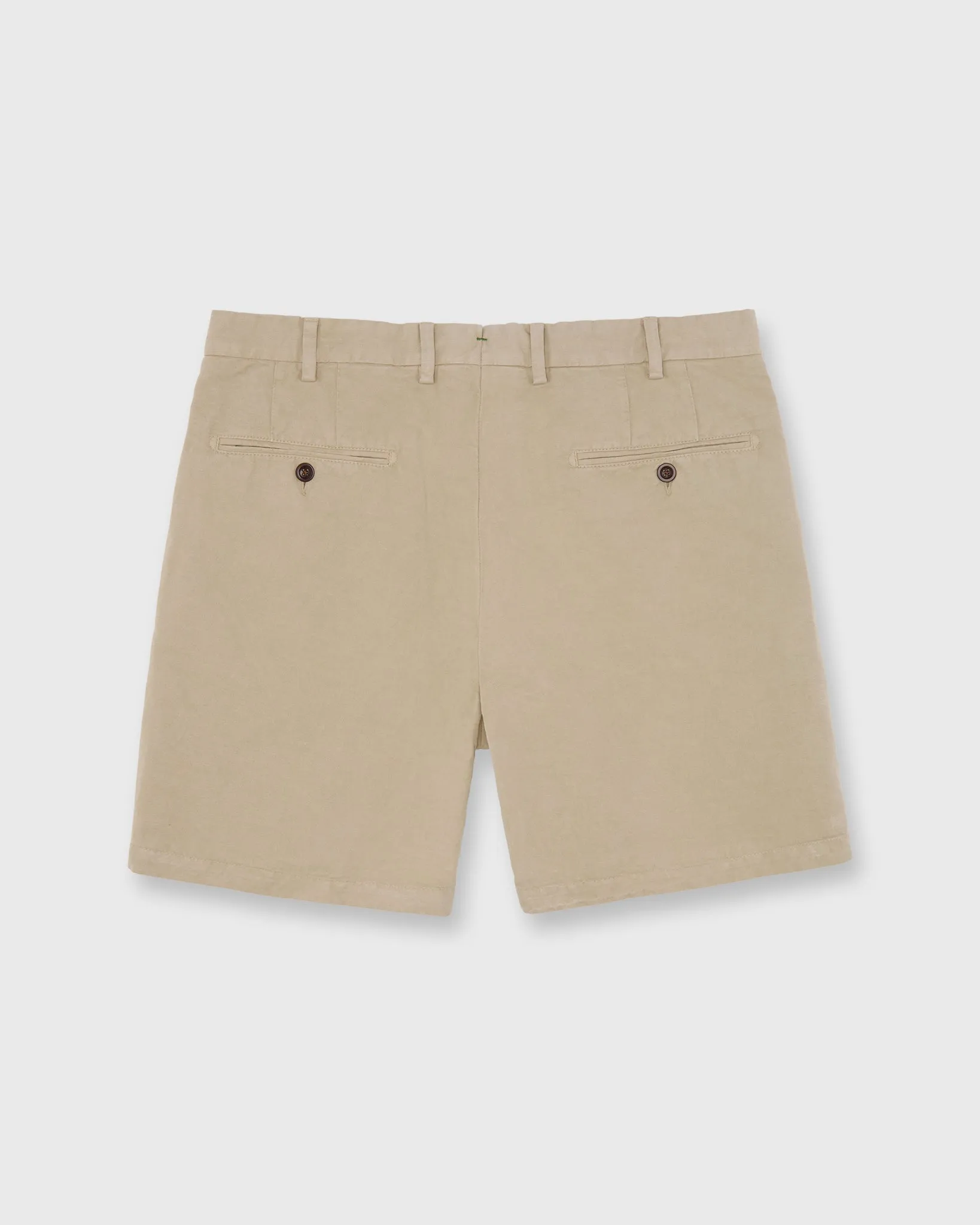 Garment-Dyed Short in Sand Cotolino Twill sold by Mashburn product image thumbnail 2