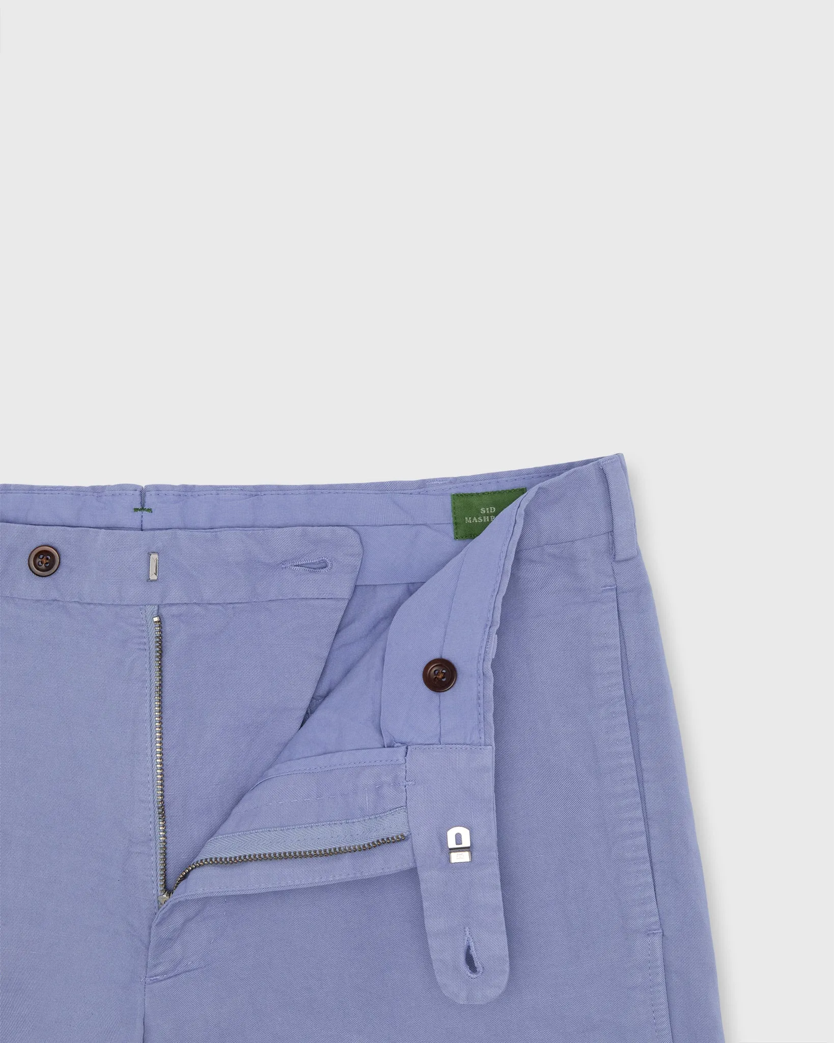 Garment-Dyed Short in Periwinkle Cotolino Twill sold by Mashburn product image thumbnail 3