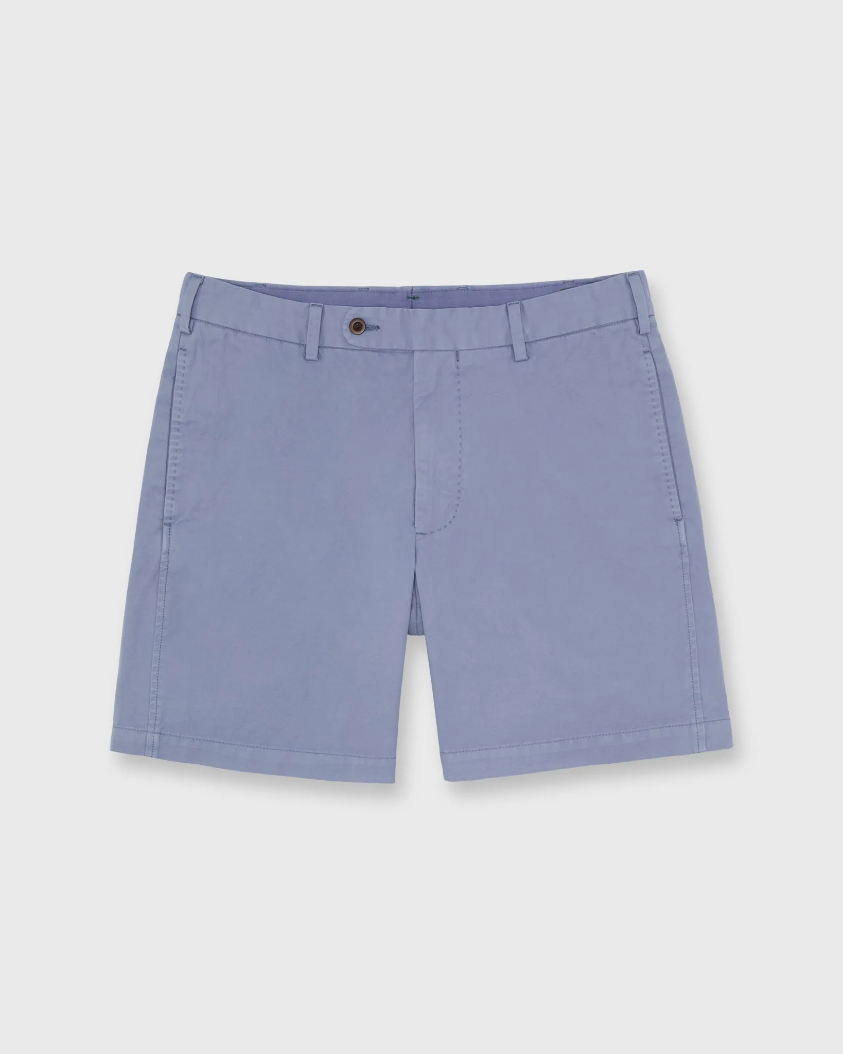 Garment-Dyed Short in Pigeon AP Twill sold by Mashburn