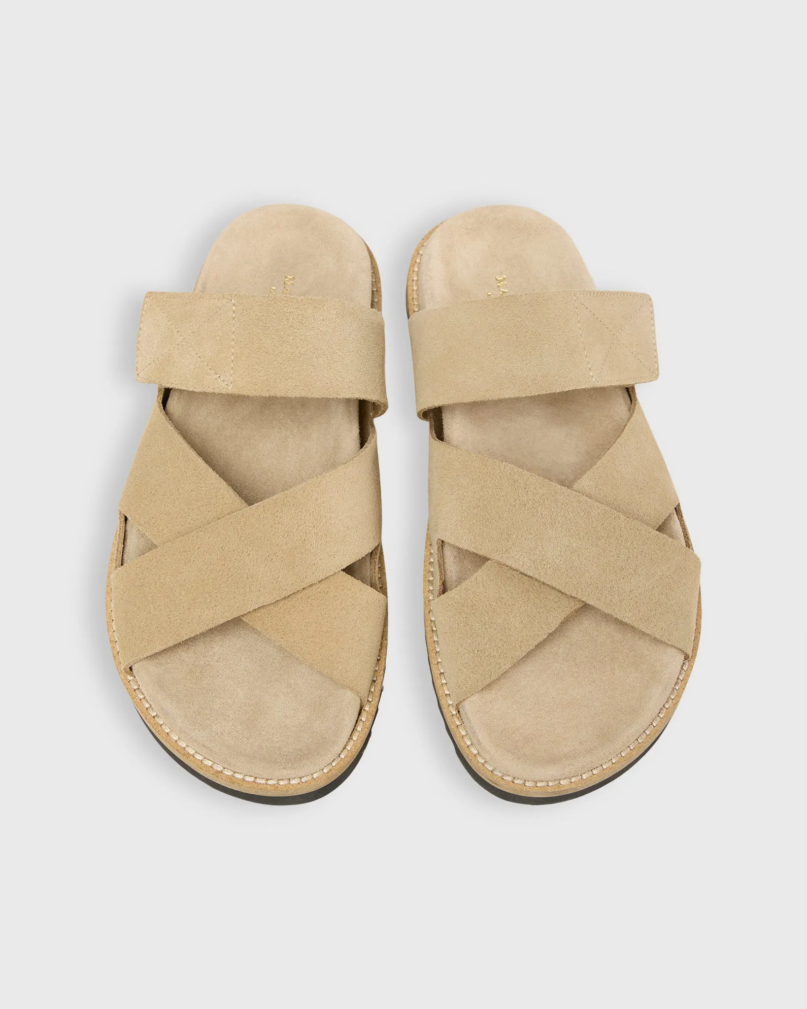 Sonia Slide in Cappuccino Suede sold by Mashburn product image thumbnail 2