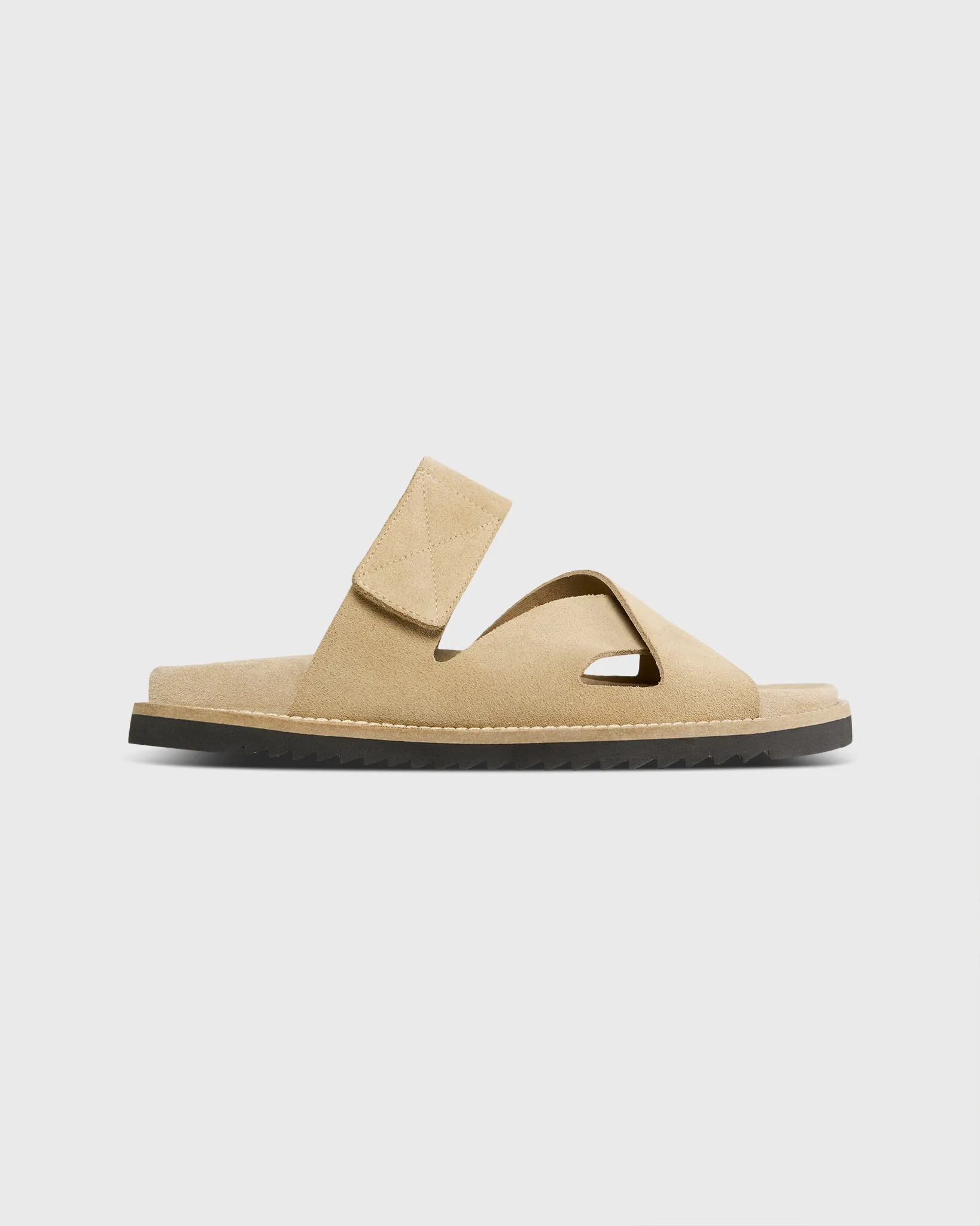 Sonia Slide in Cappuccino Suede sold by Mashburn