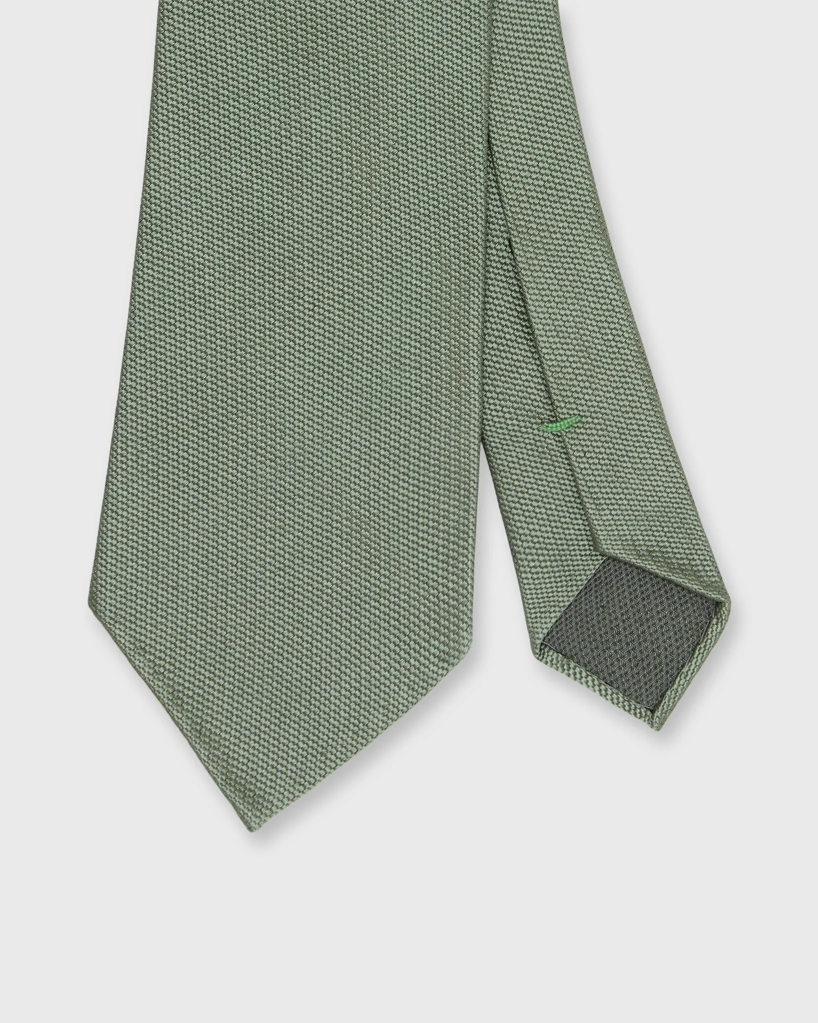 Silk Woven Tie in Green sold by Mashburn