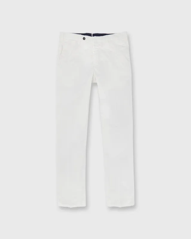 Slim Flat Front Trouser in Natural sold by Mashburn