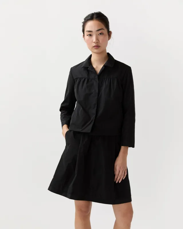 Ephemeral Jacket in Black made by Aspesi