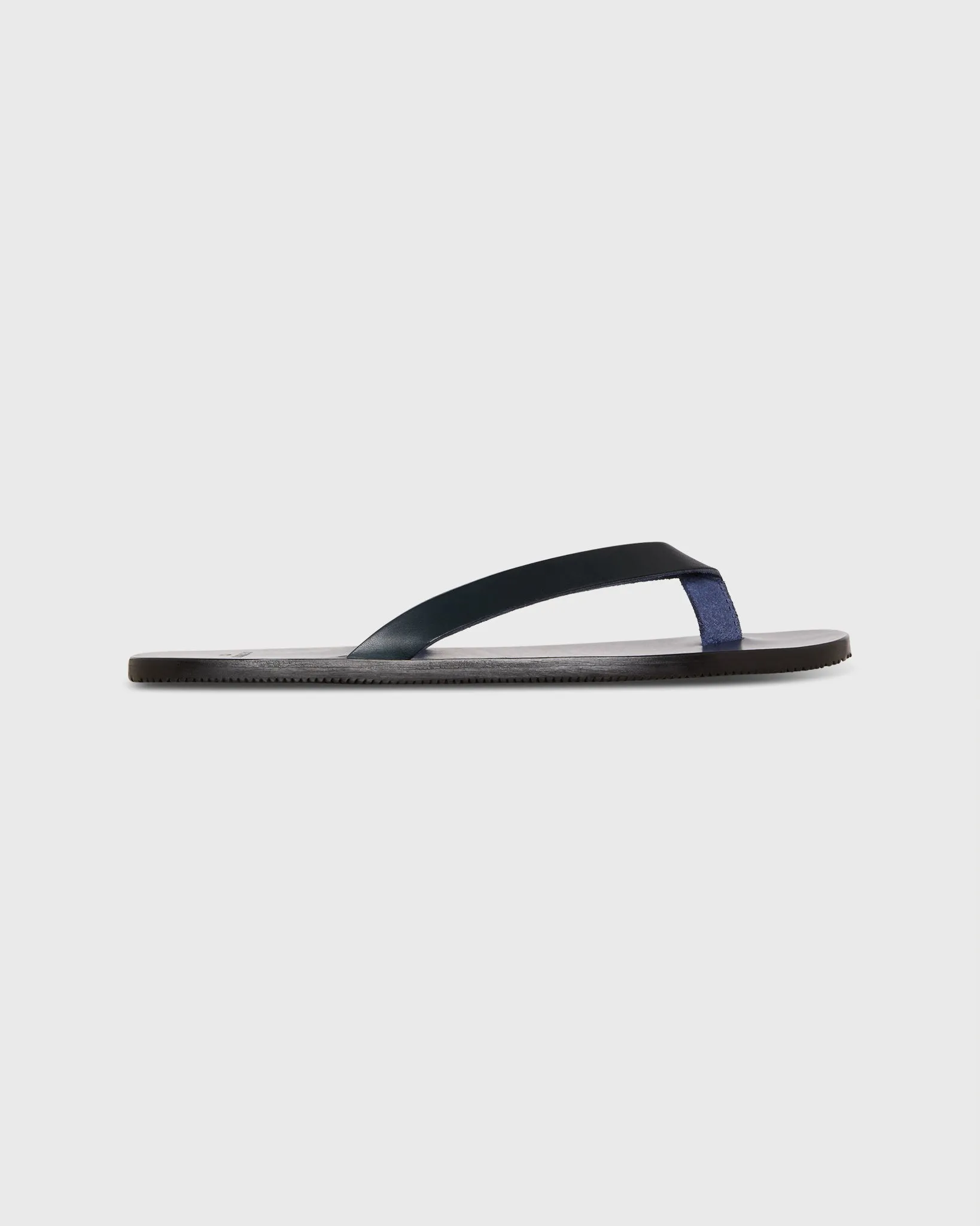 Thong Sandal in Navy Leather sold by Mashburn product image thumbnail 2