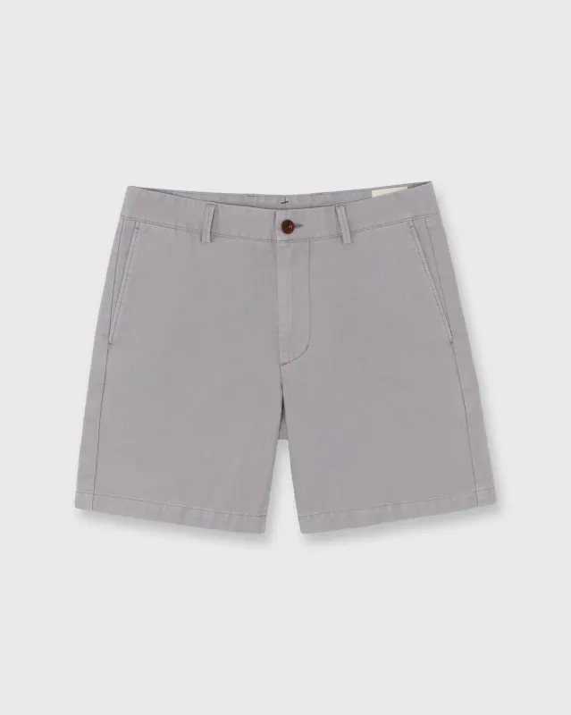 Field Short in Grey Lightweight Canvas sold by Mashburn