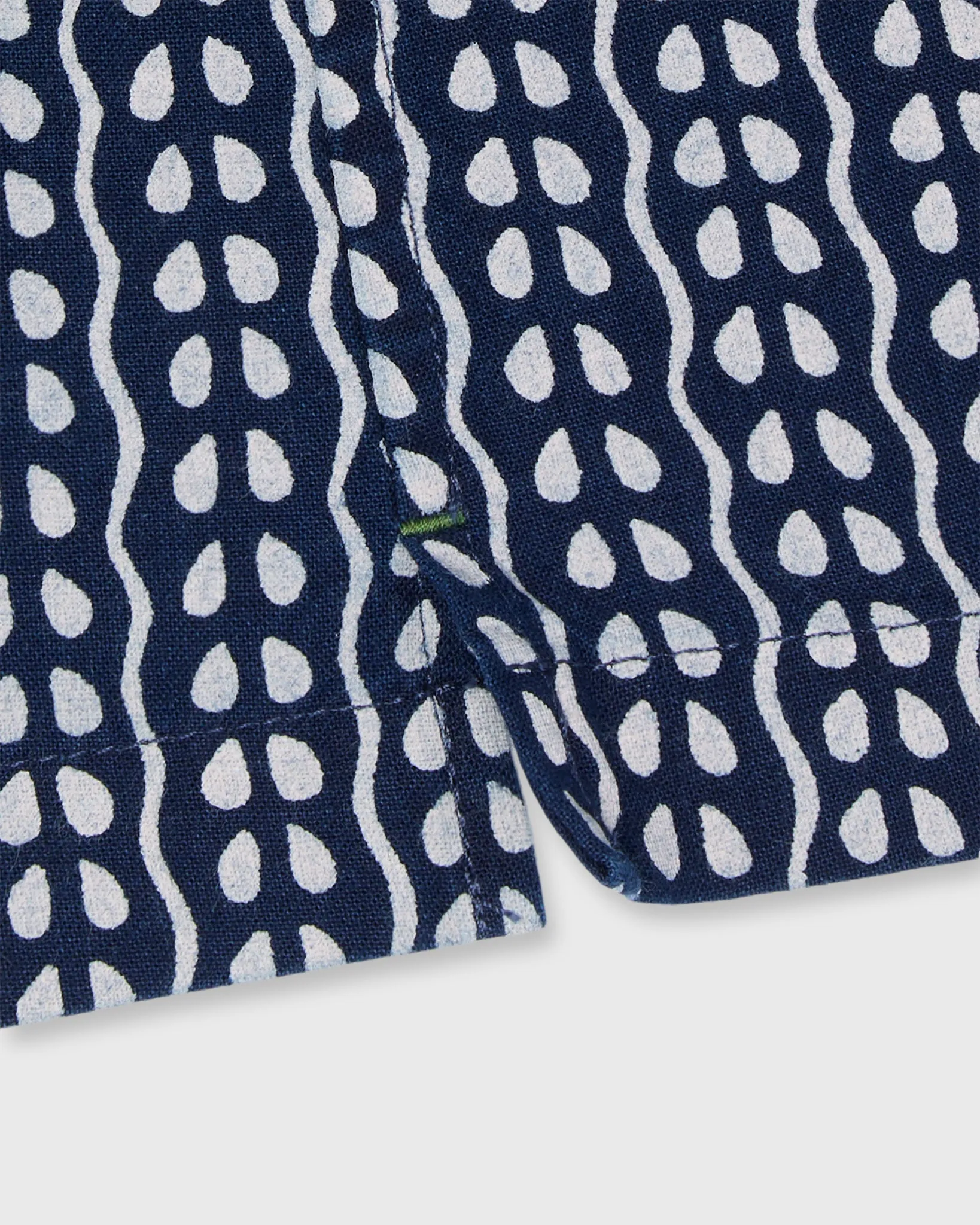 Chore Jacket in Navy/Bone Batik Print sold by Mashburn product image thumbnail 4