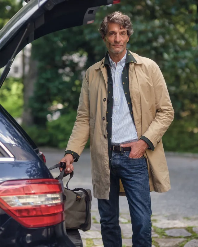 Medium Duffle Bag in Otter Green made by Filson