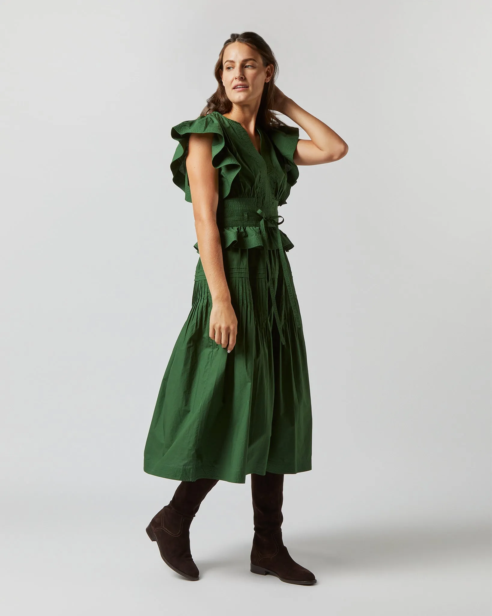Florence Dress in Juniper sold by Mashburn product image thumbnail 4