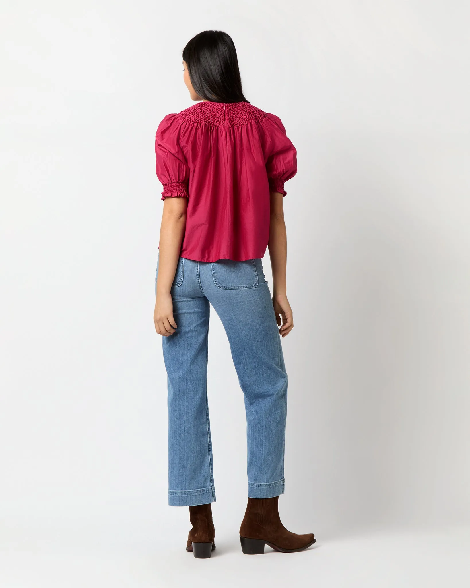 Alita Top in Peony sold by Mashburn product image thumbnail 5