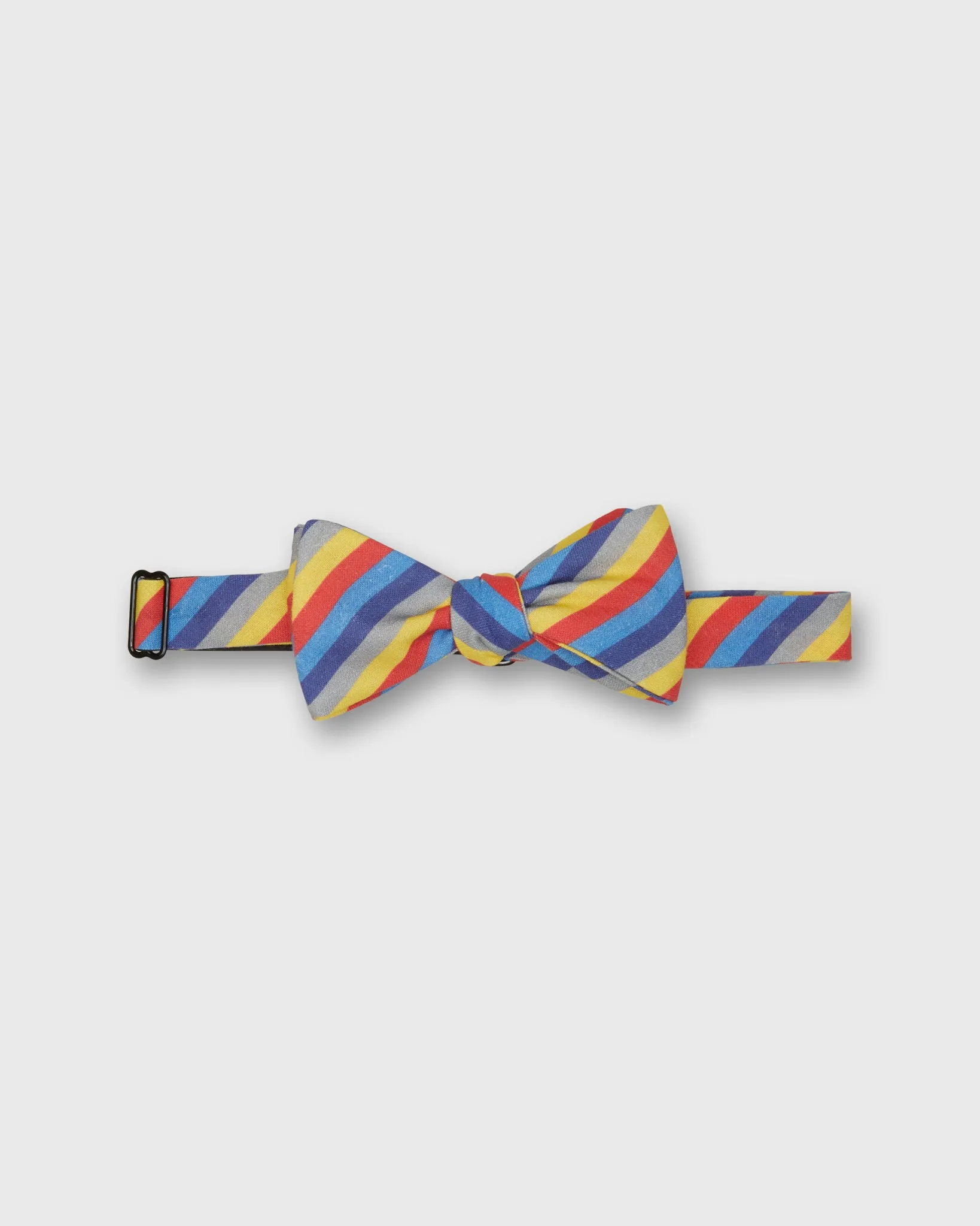Cotton Bow Tie in Primary Emory Stripe sold by Mashburn