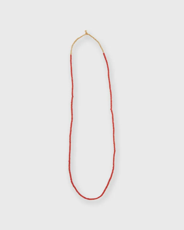 Tiny African Beads in Red made by Mashburn